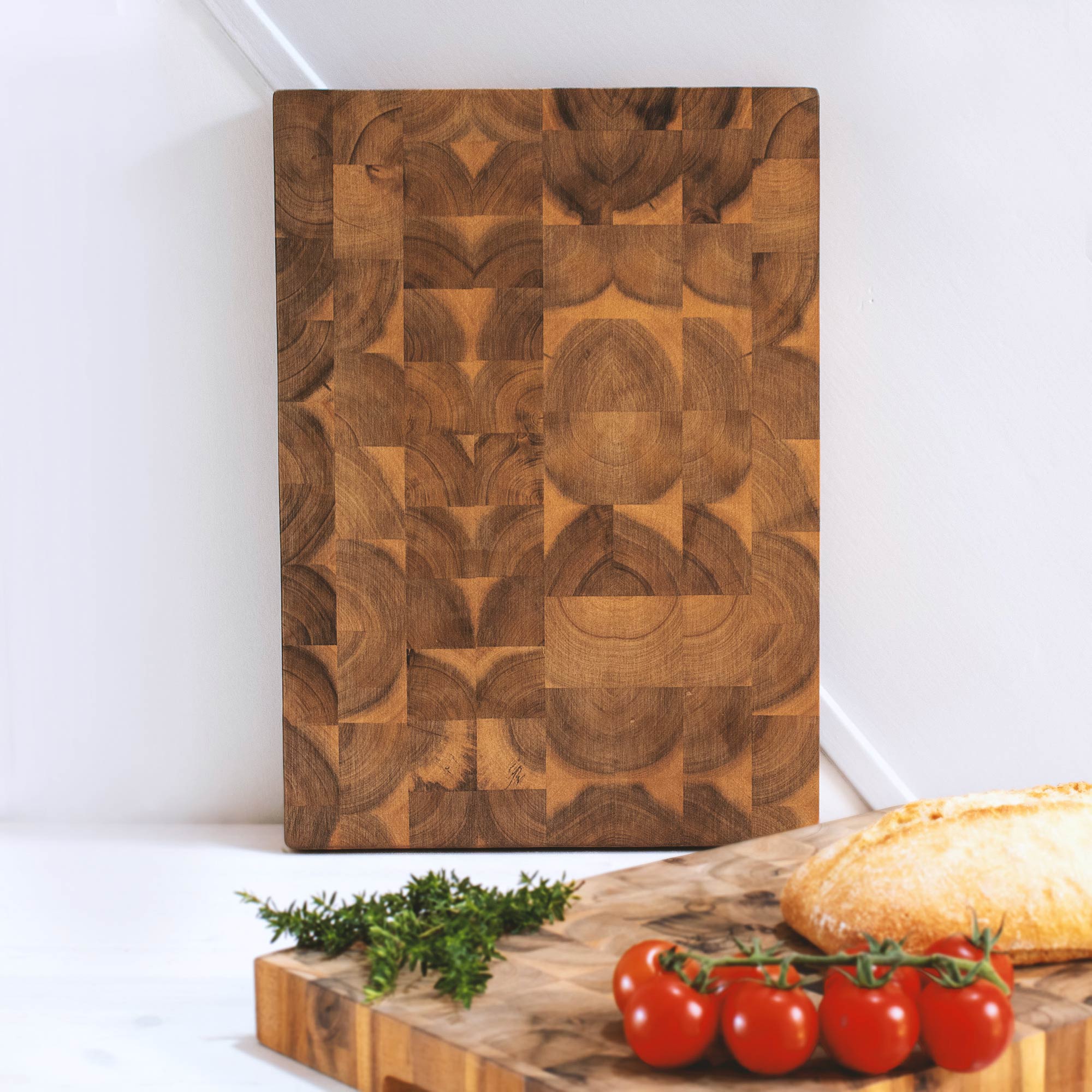 Premium Stirnholz Schneideblock Akazie