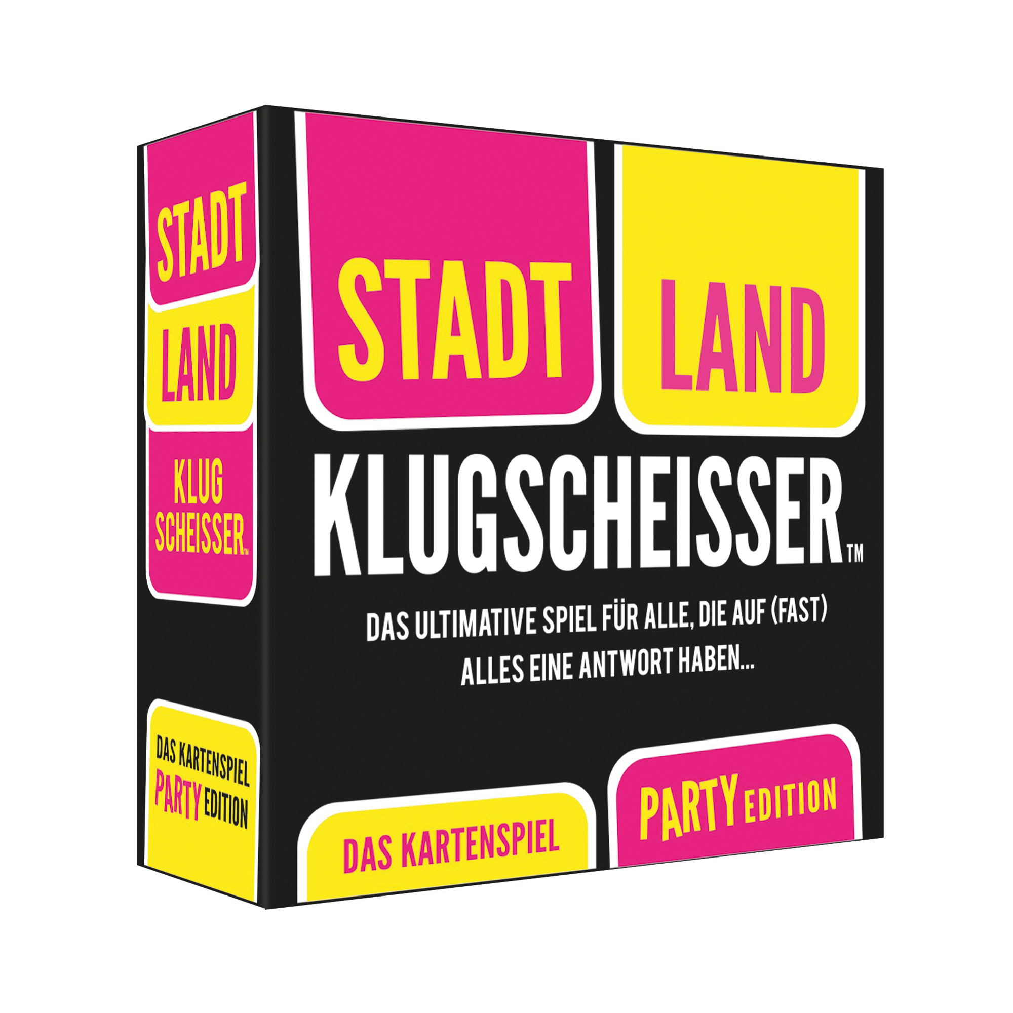 Stadt Land Klugscheisser - Kartenspiel