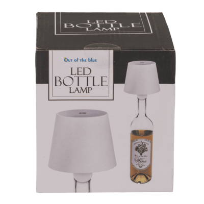 Flaschenleuchte LED mit Akku als Aufsatz Flaschenleuchte LED mit Akku als Aufsatz