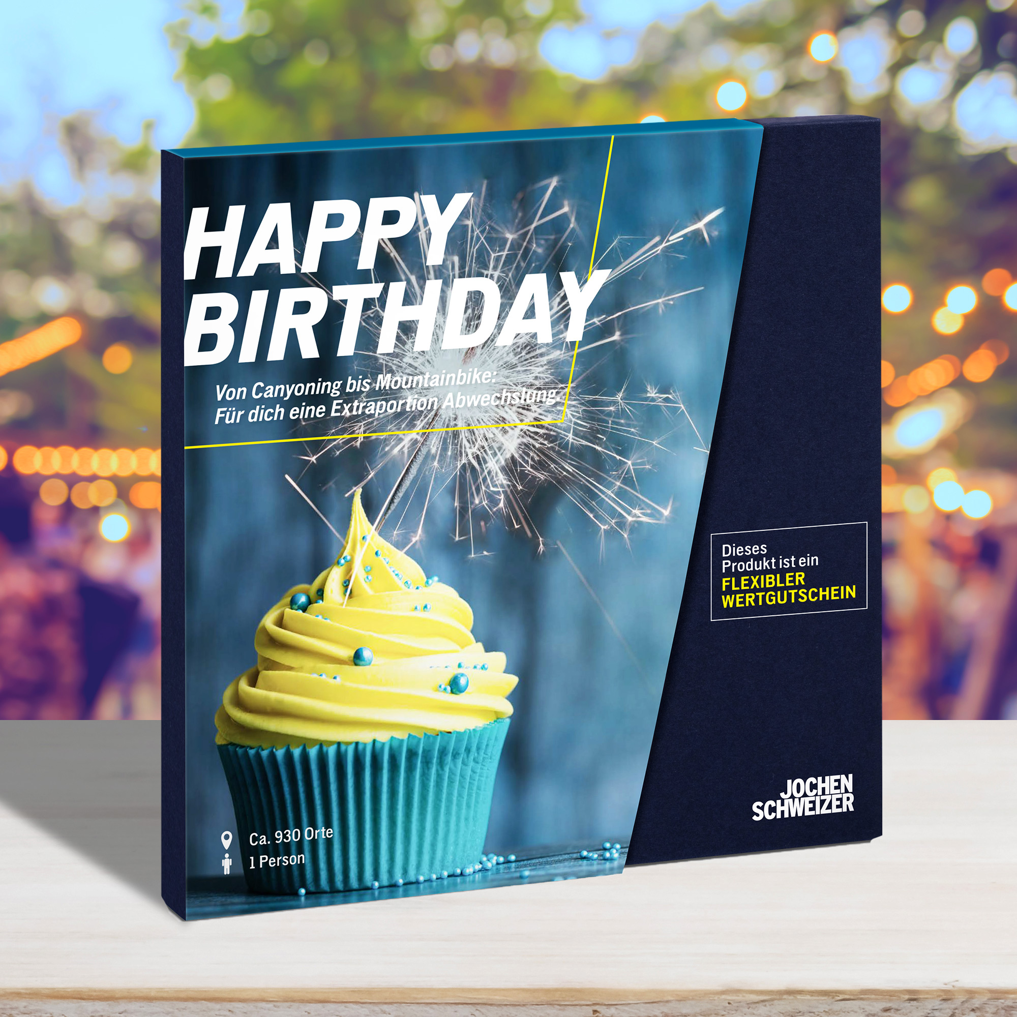 Happy Birthday - Erlebnisgustschein von Jochen Schweizer