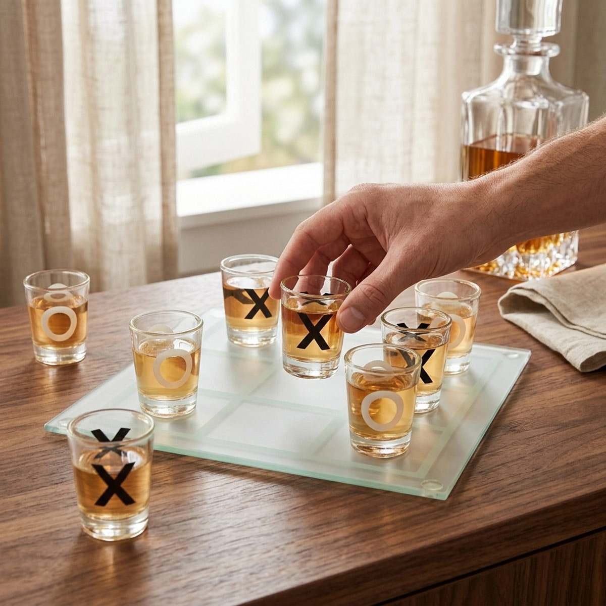 Party Trinkspiel - Tic-Tac-Toe Party Trinkspiel - Tic-Tac-Toe