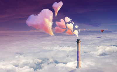 Romantischer Fallschirmsprung durch Wolke 7 3425 - 8