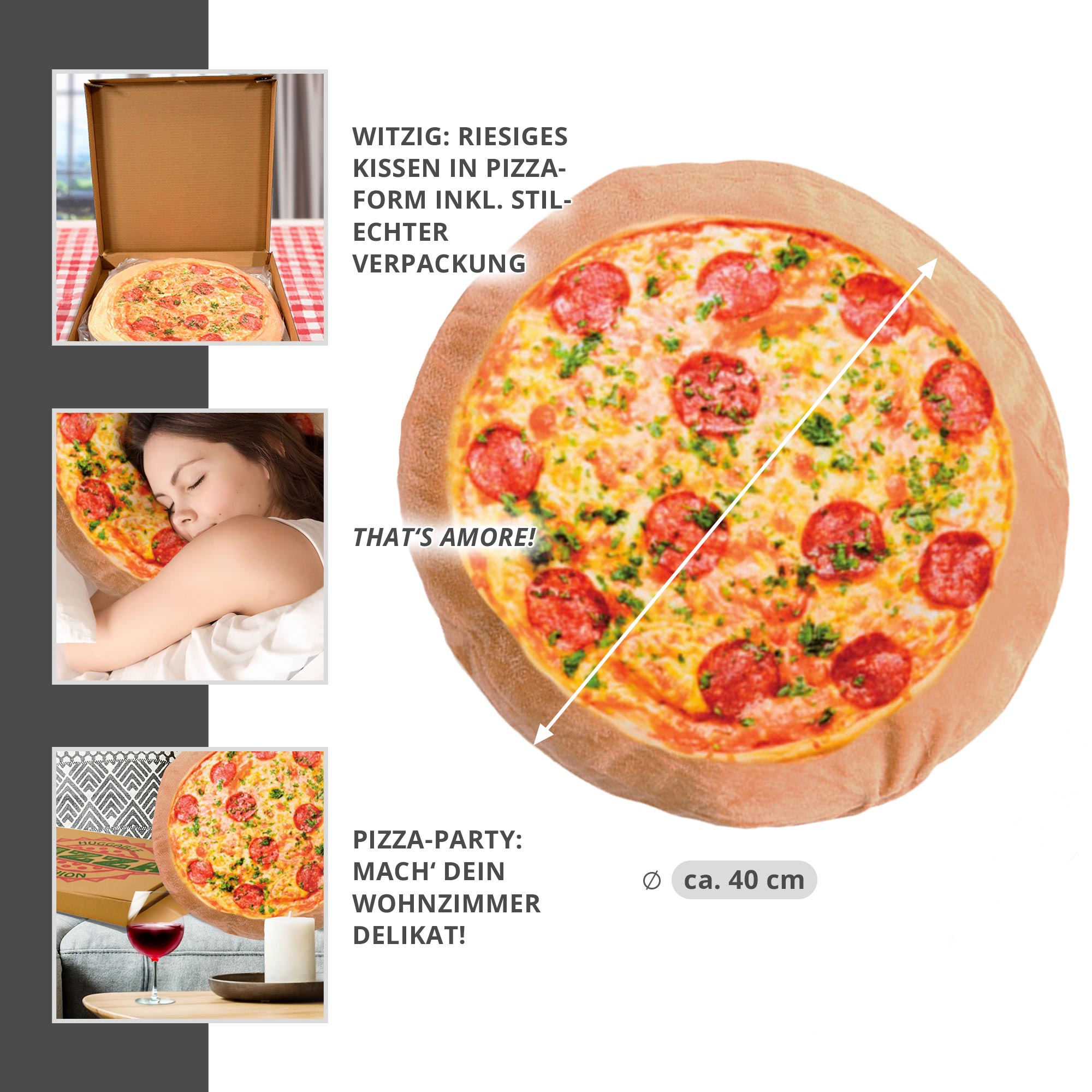 Pizza Kissen