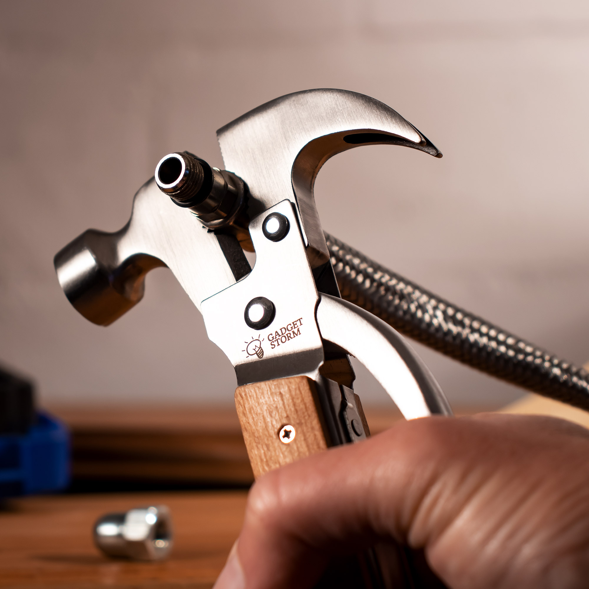 Holz Hammer Multifunktionswerkzeug - Bester Papa Holz Hammer Multifunktionswerkzeug - Bester Papa