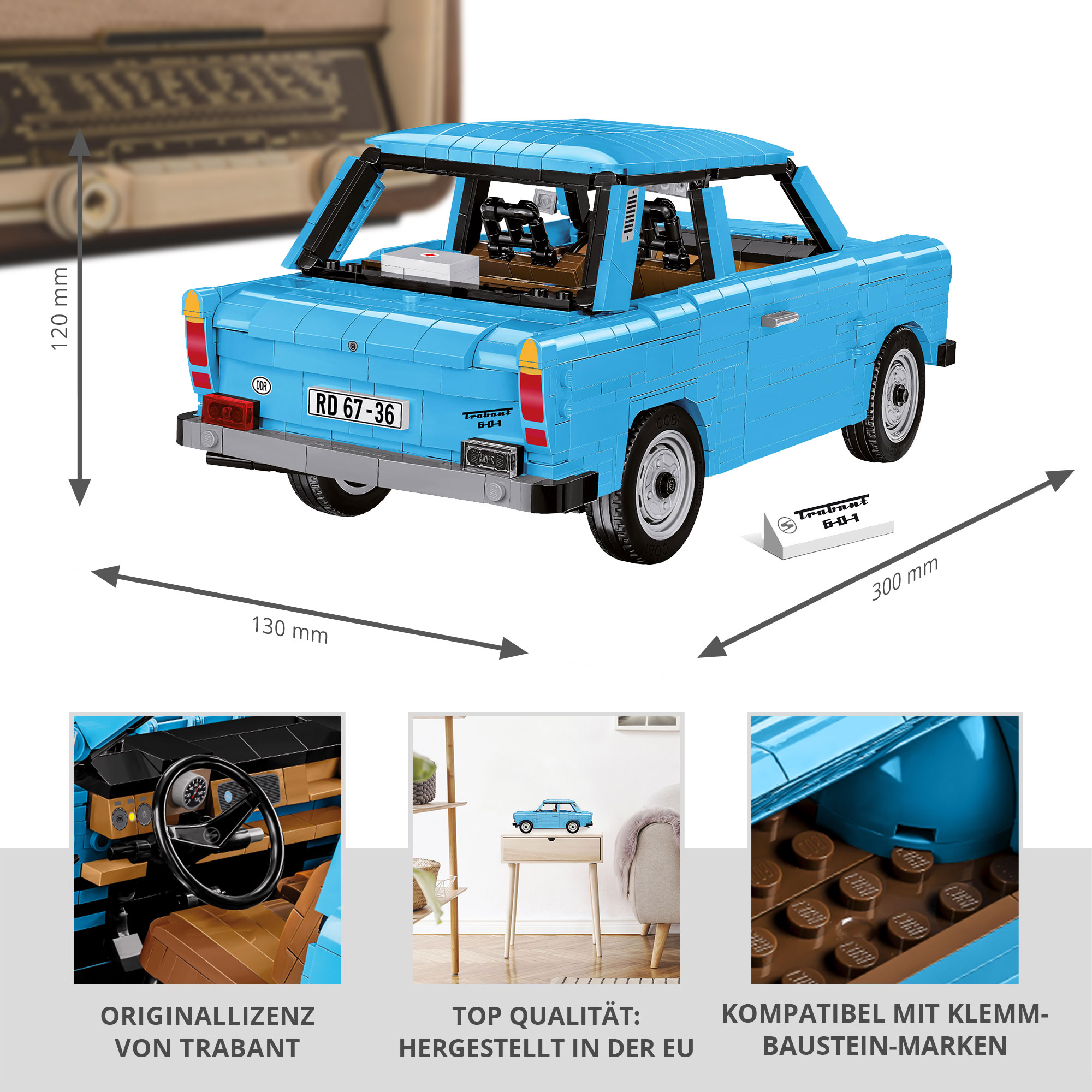 Trabant 601 - Cobi Klemmbausteine