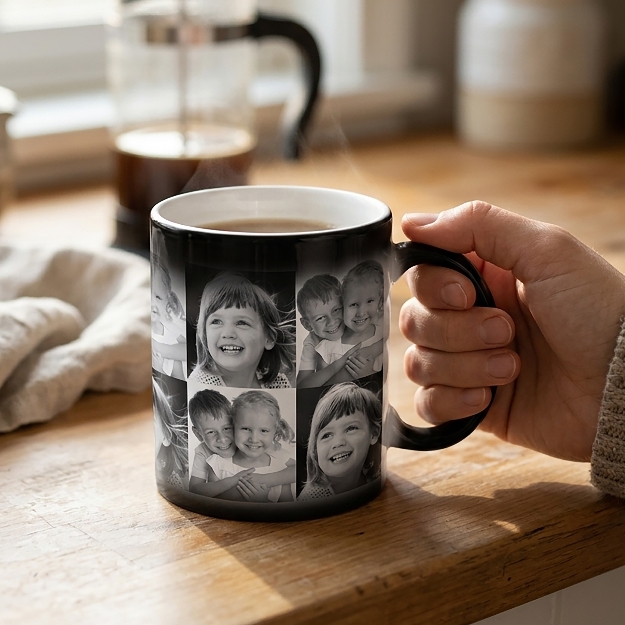 Zauber Fototasse Collage - personalisiert