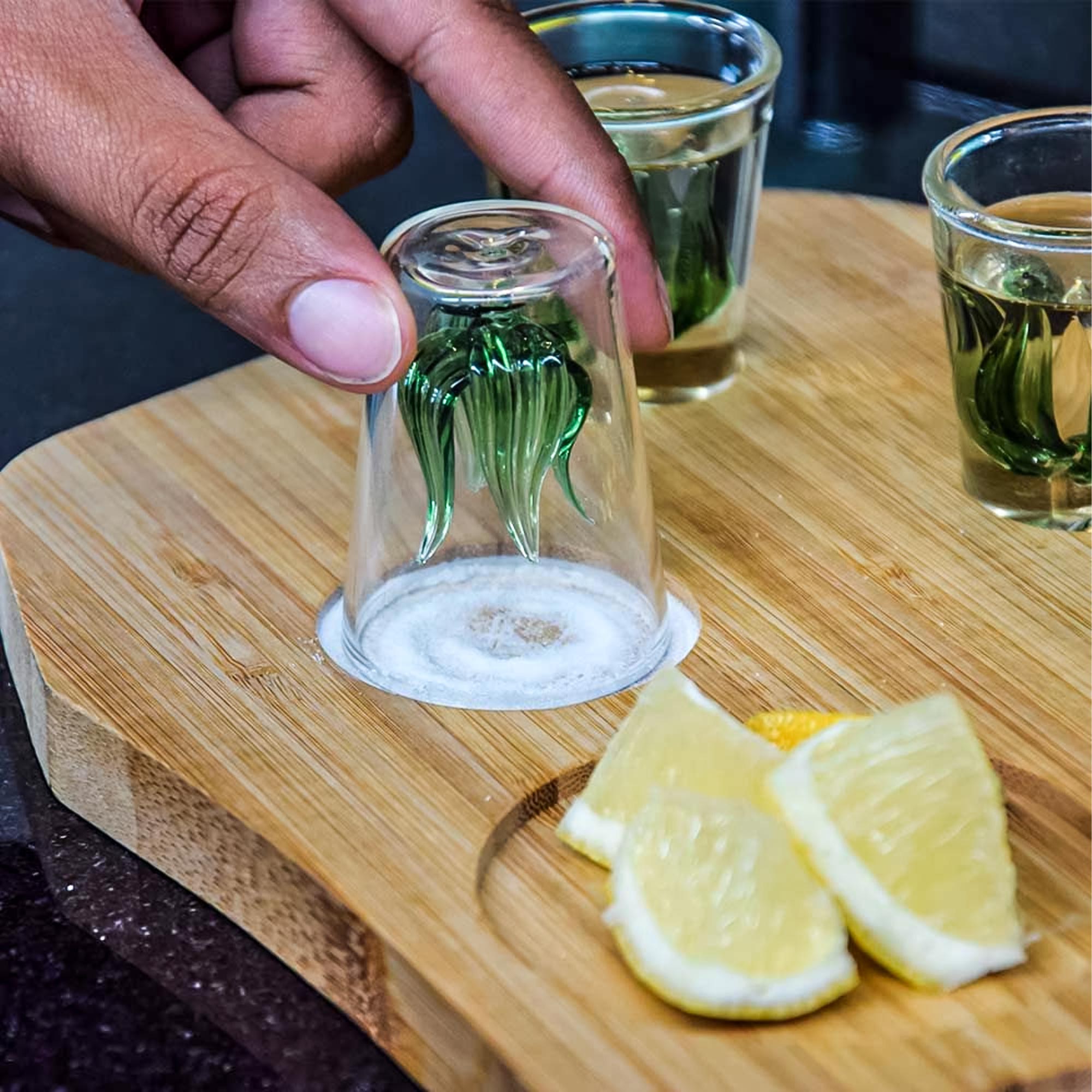 Tequila Geschenkset - Karaffe mit 4 Shotgläsern 