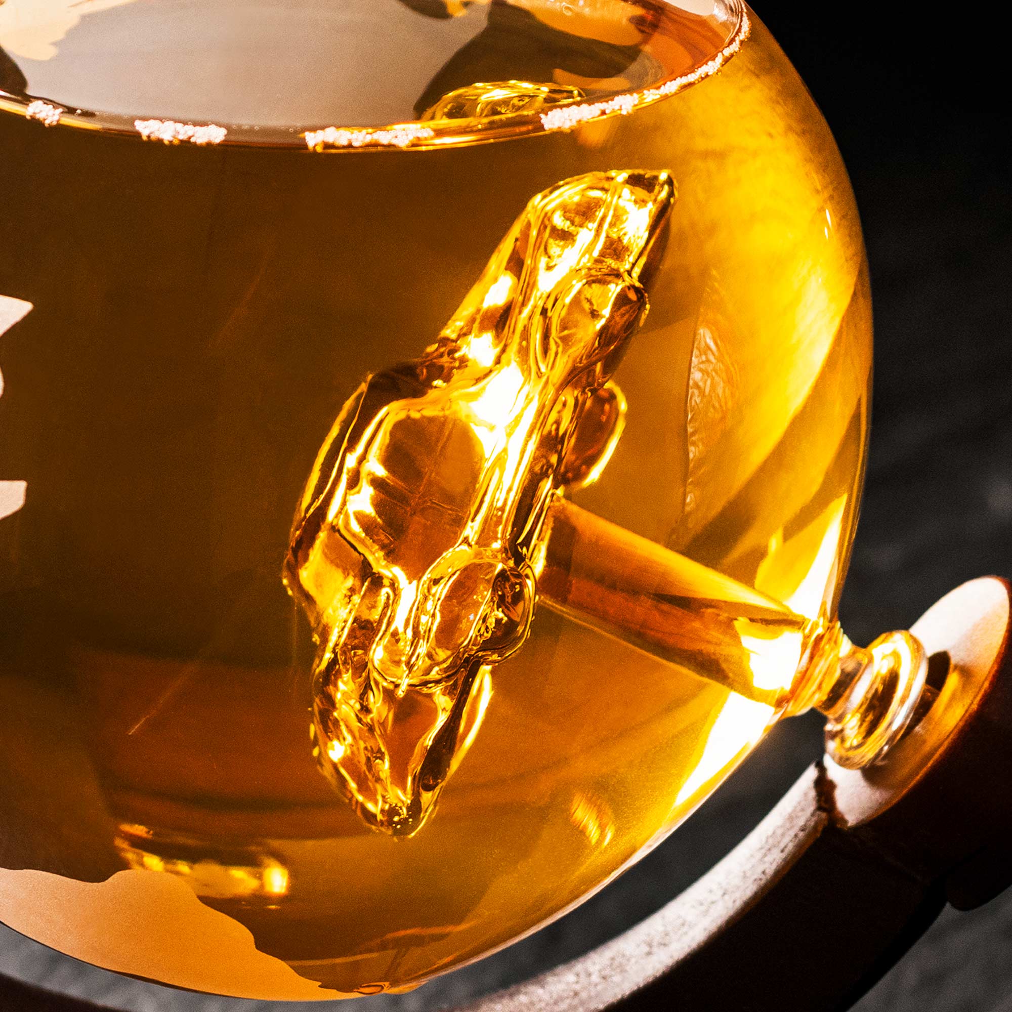 Whisky Globus Karaffe mit Gravur - Auto