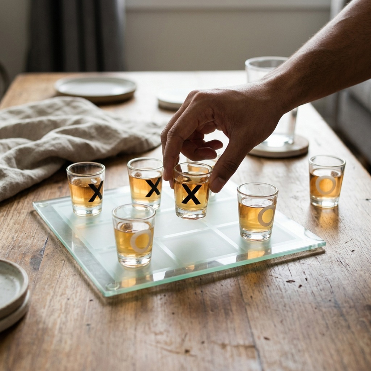 Party Trinkspiel - Tic-Tac-Toe Party Trinkspiel - Tic-Tac-Toe