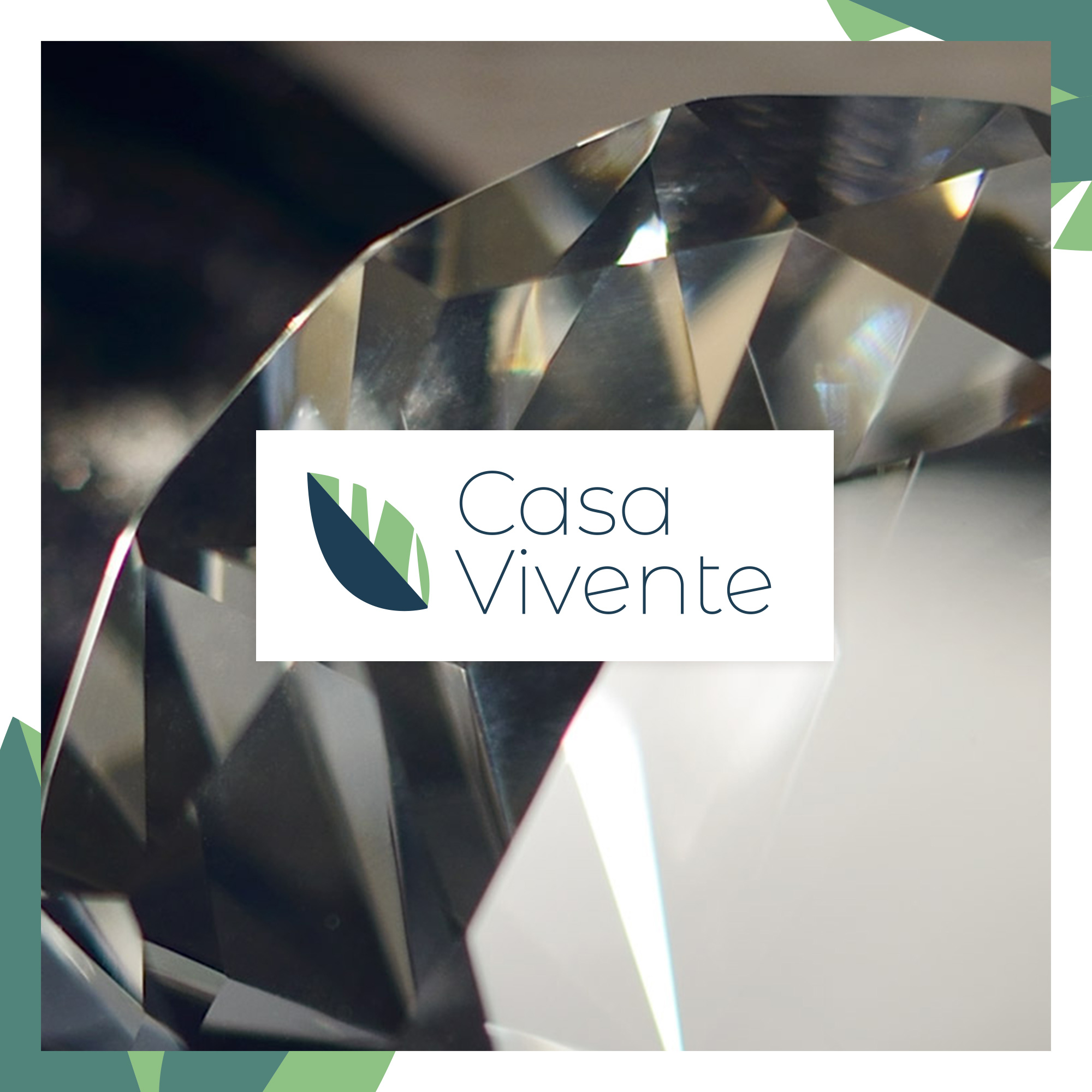 Kristall - Diamant - Kristallhochzeit - Personalisiert