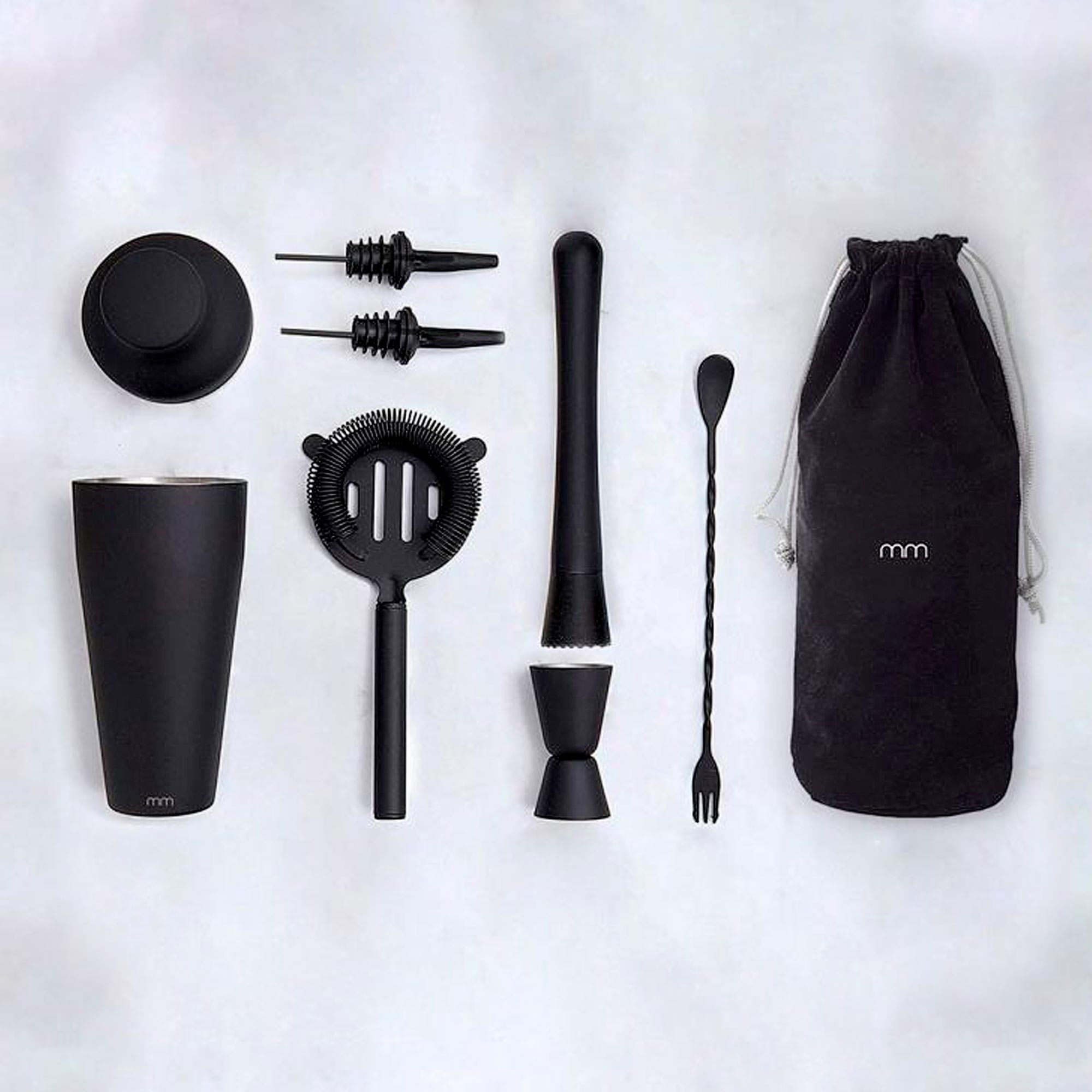 Cocktail Shaker Set - Matt Black