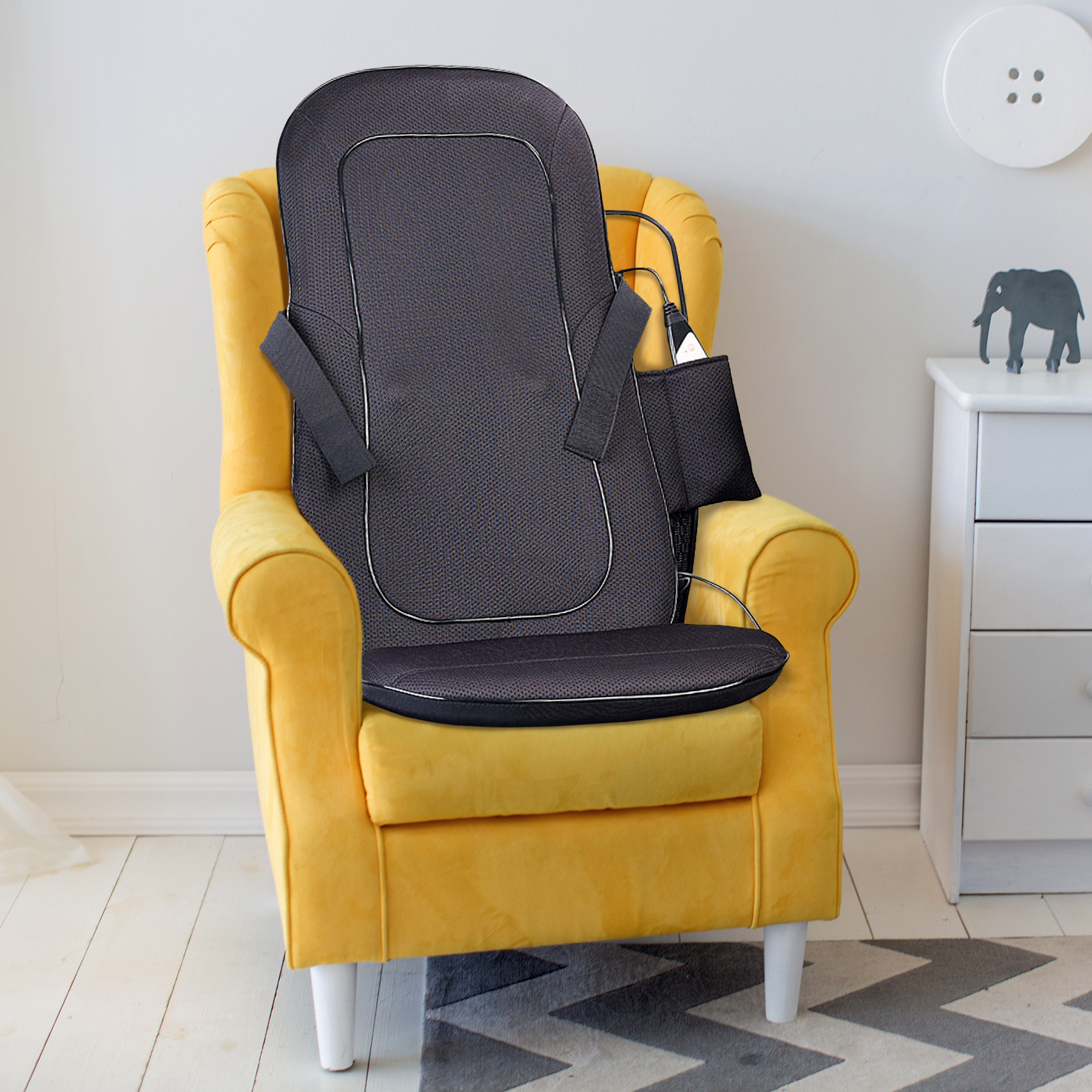 Massagematte mit Wärmefunktion - Sitzauflage Deluxe