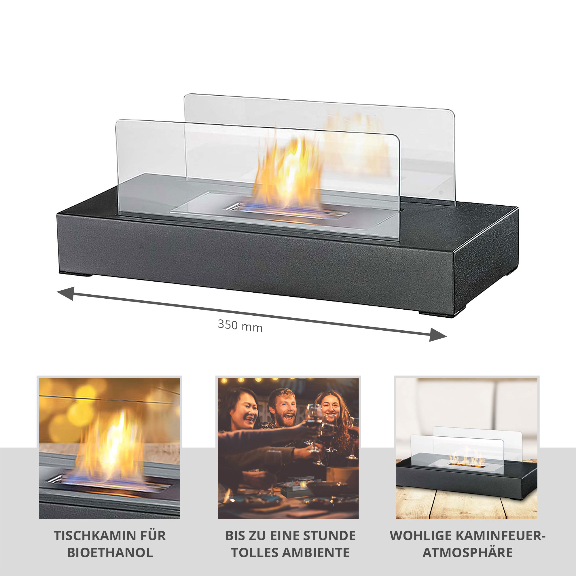 Design Tischkamin für Bioethanol