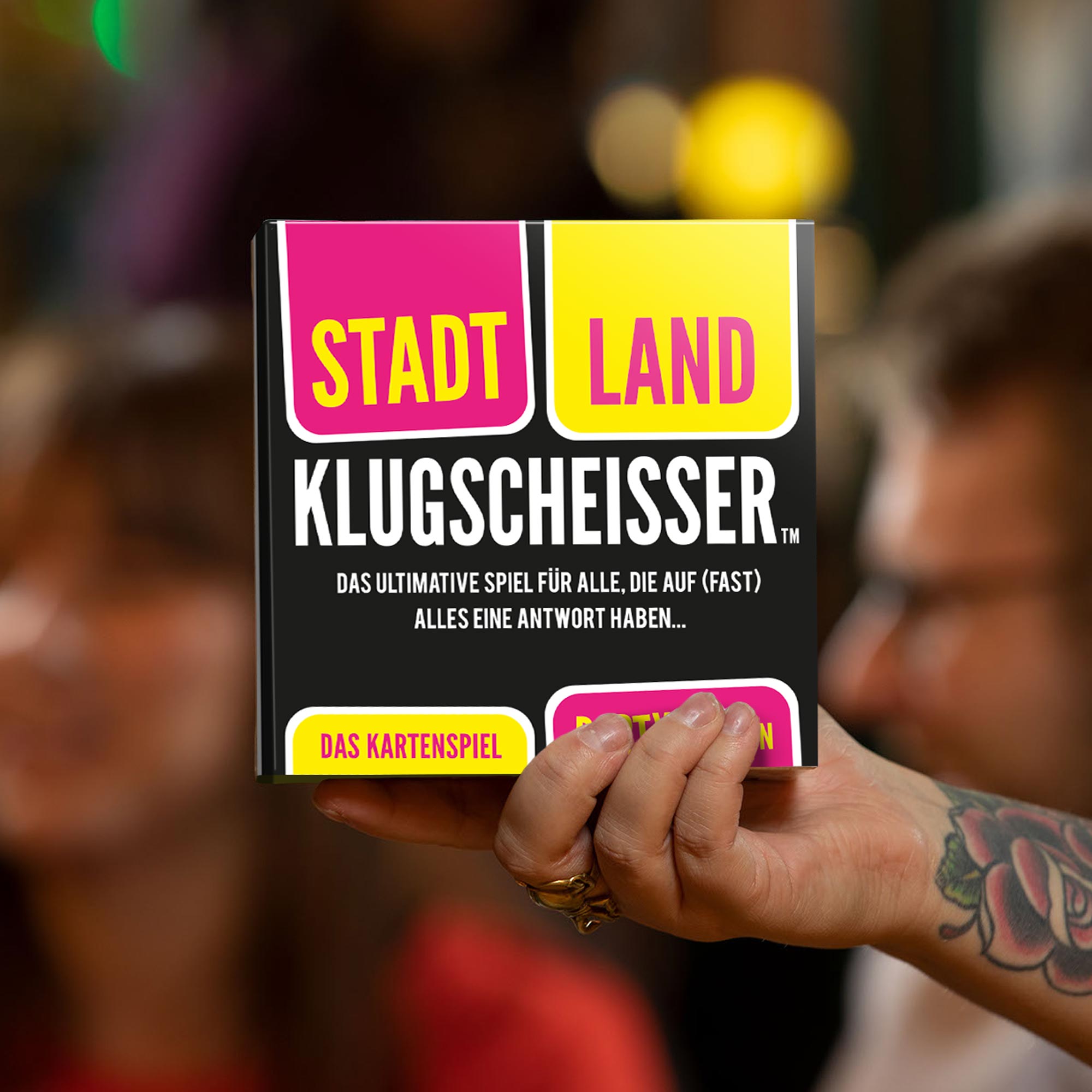 Stadt Land Klugscheisser - Kartenspiel