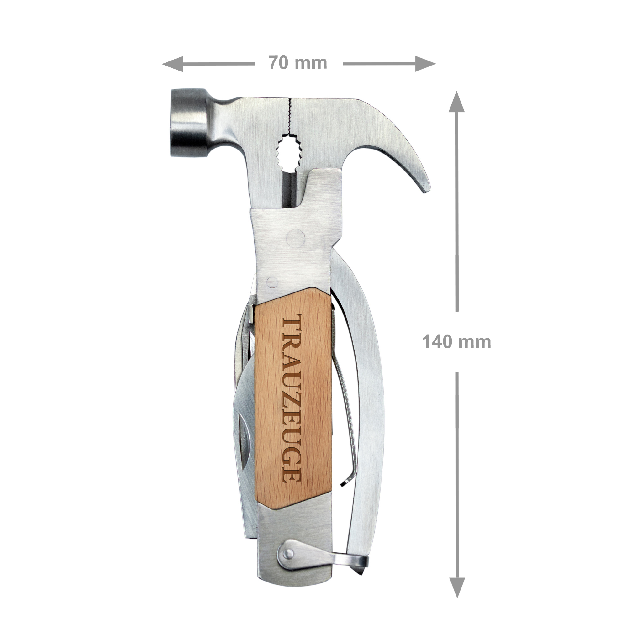 Multifunktionswerkzeug - 10in1 Multitool für den Trauzeugen