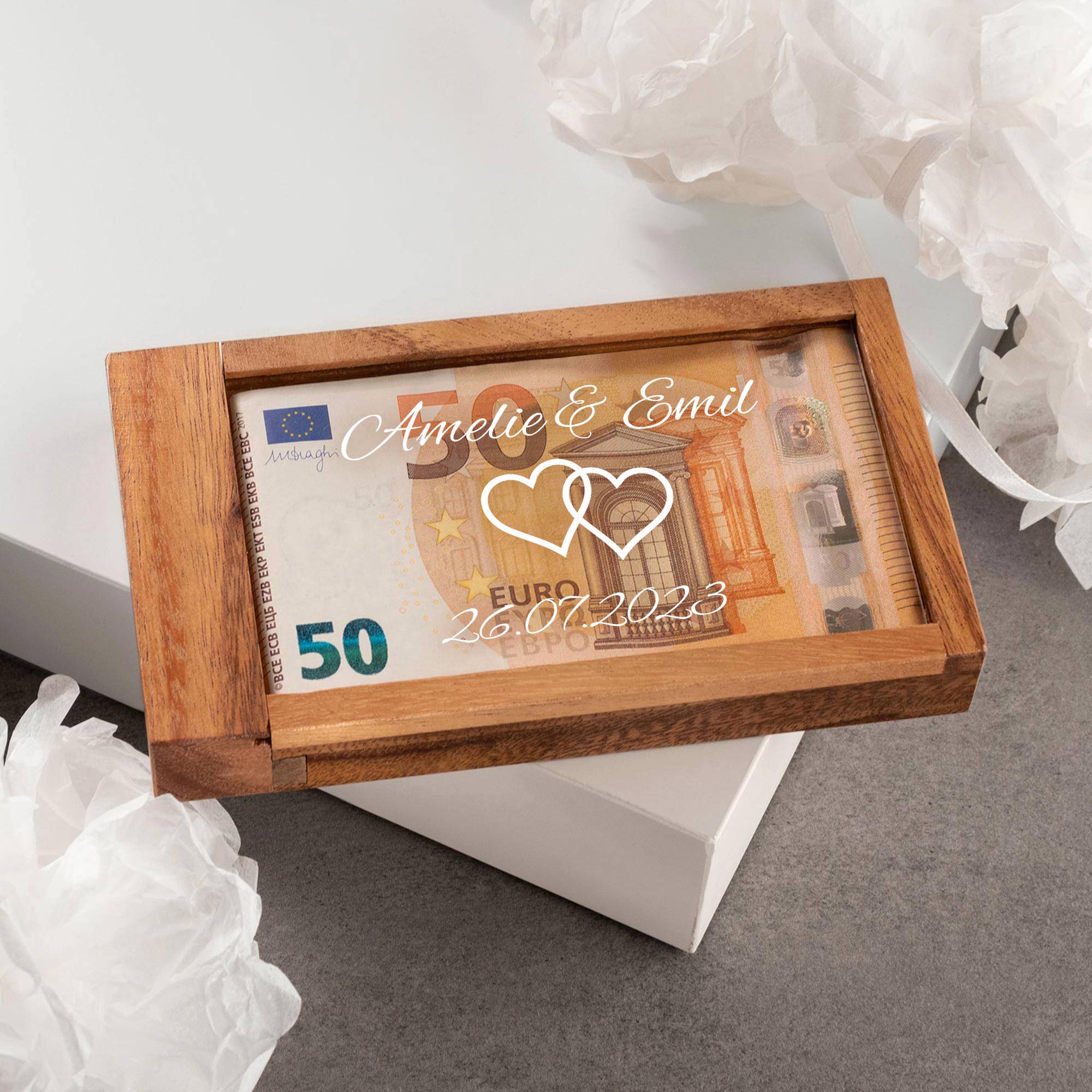 Magische Geldgeschenkbox zur Hochzeit