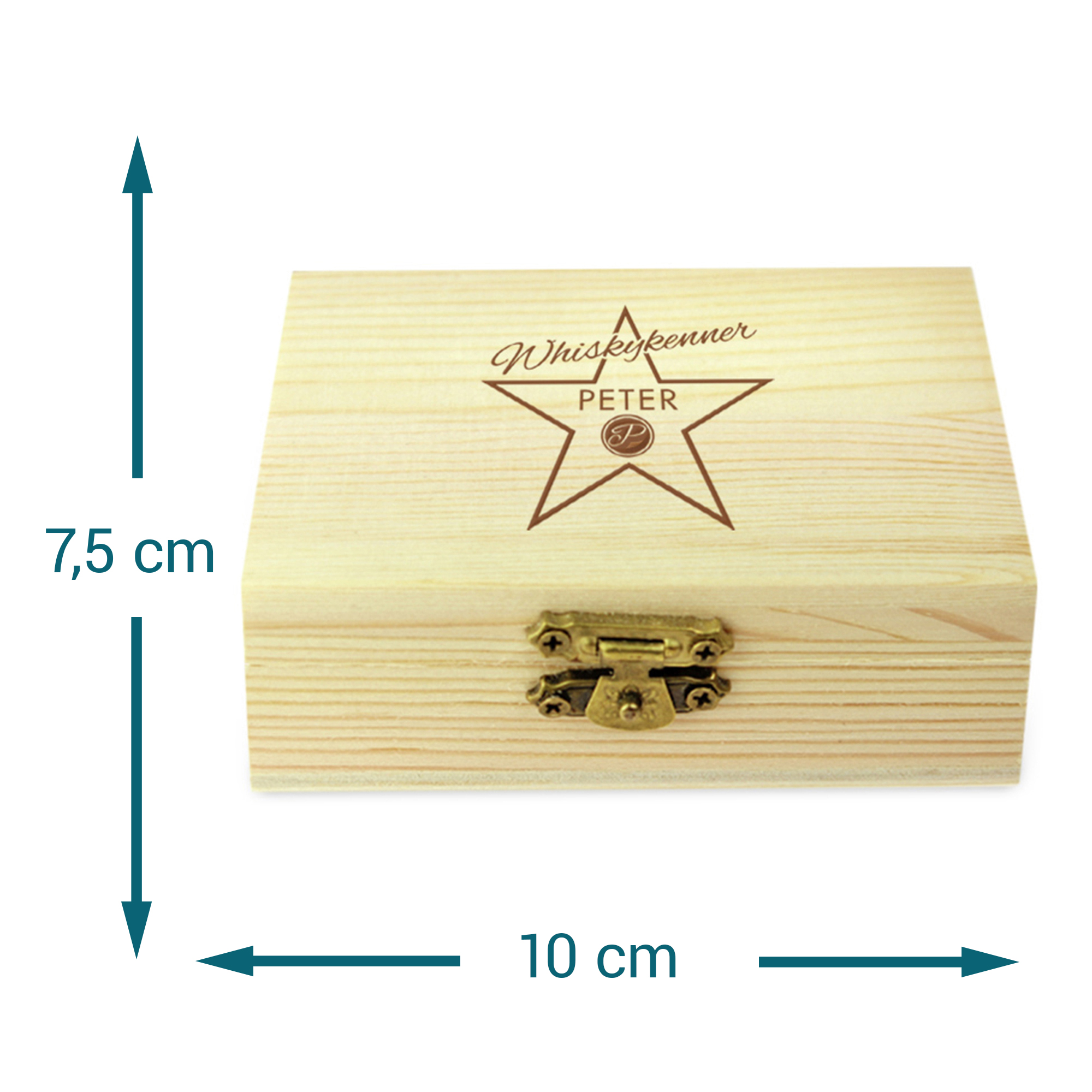 Whisky Steine in Holzkiste mit Gravur - Star of Fame 4163 - 9