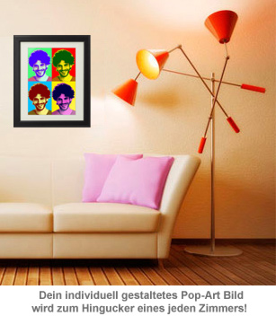 Personalisiertes Pop-Art Bild - Portrait 2276 - 2