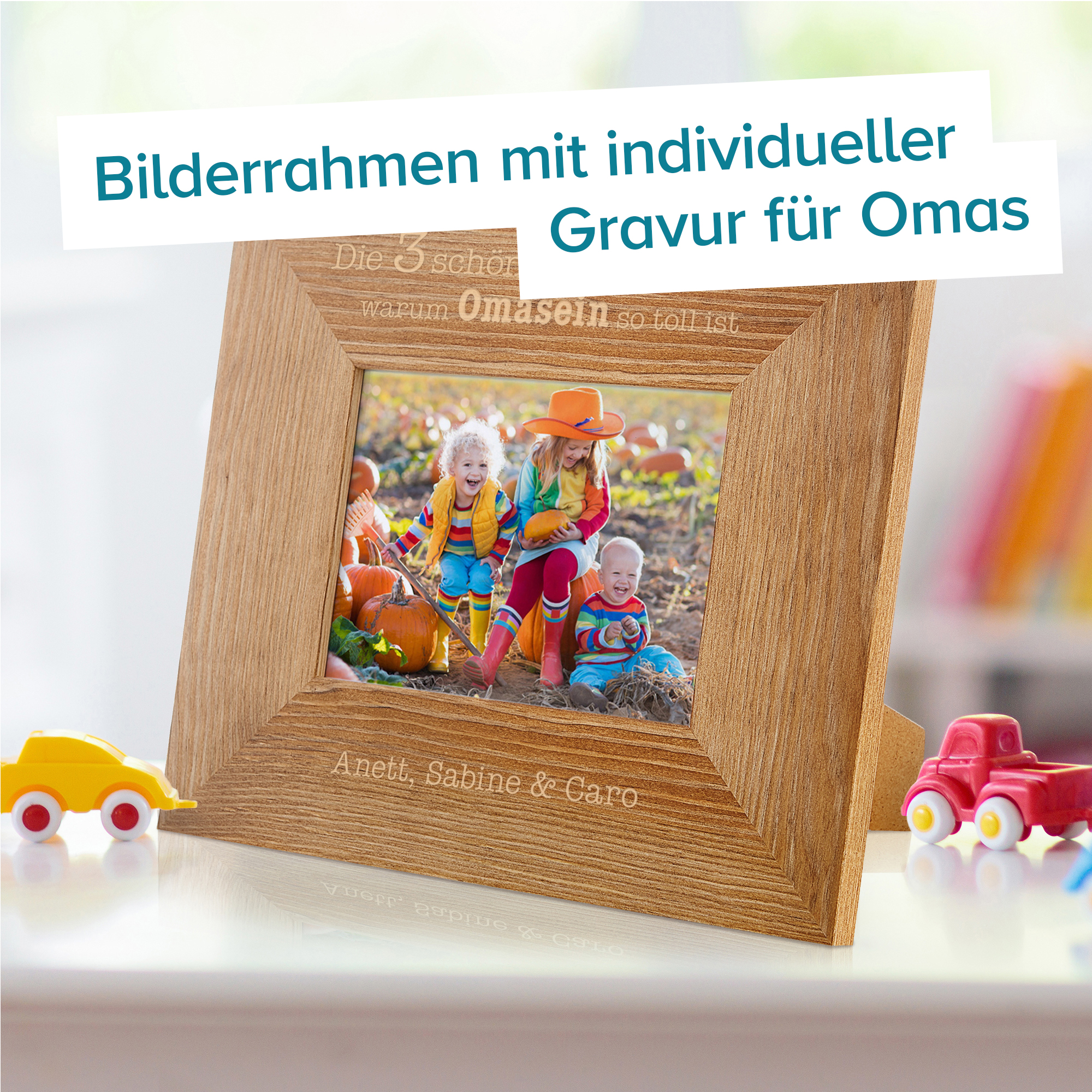 Personalisierter Bilderrahmen - Warum Omasein so toll ist 4014 - 8