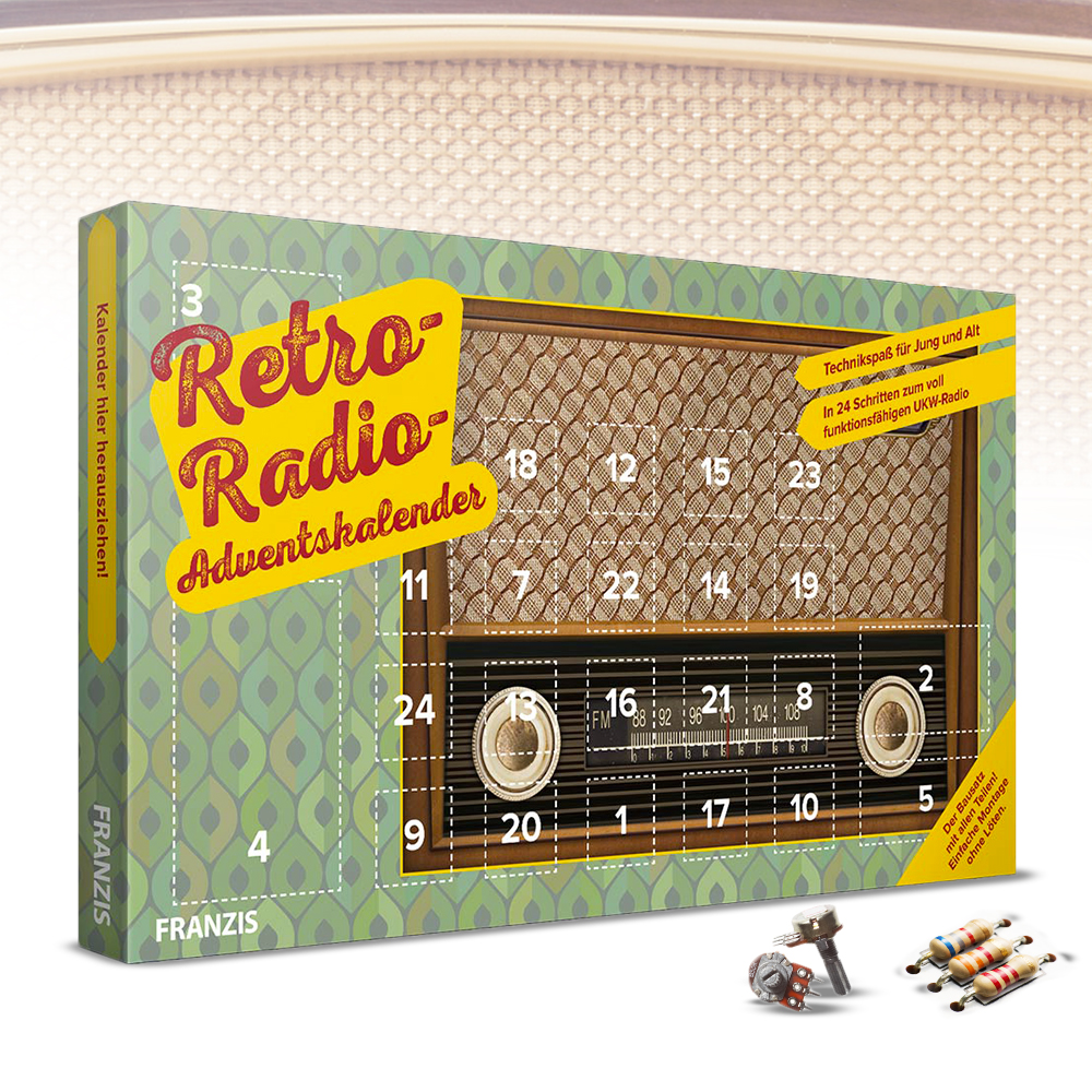 Adventskalender mit UKW-Radio Bausatz 3275 - 5