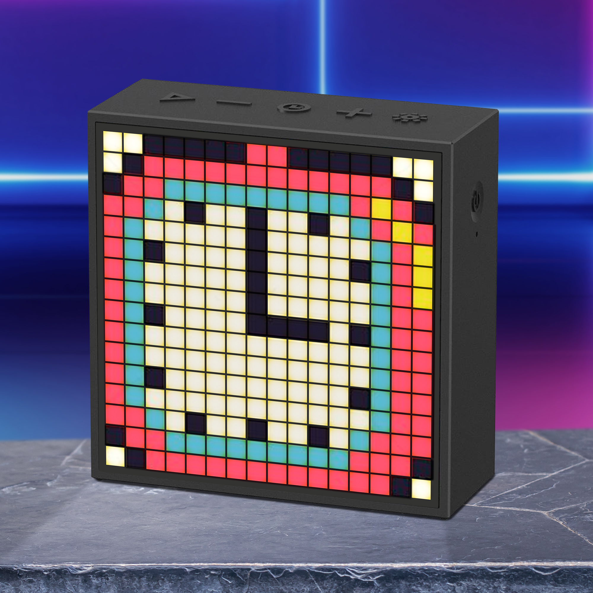 Pixel Bluetooth Lautsprecher - TimeBox mit Display