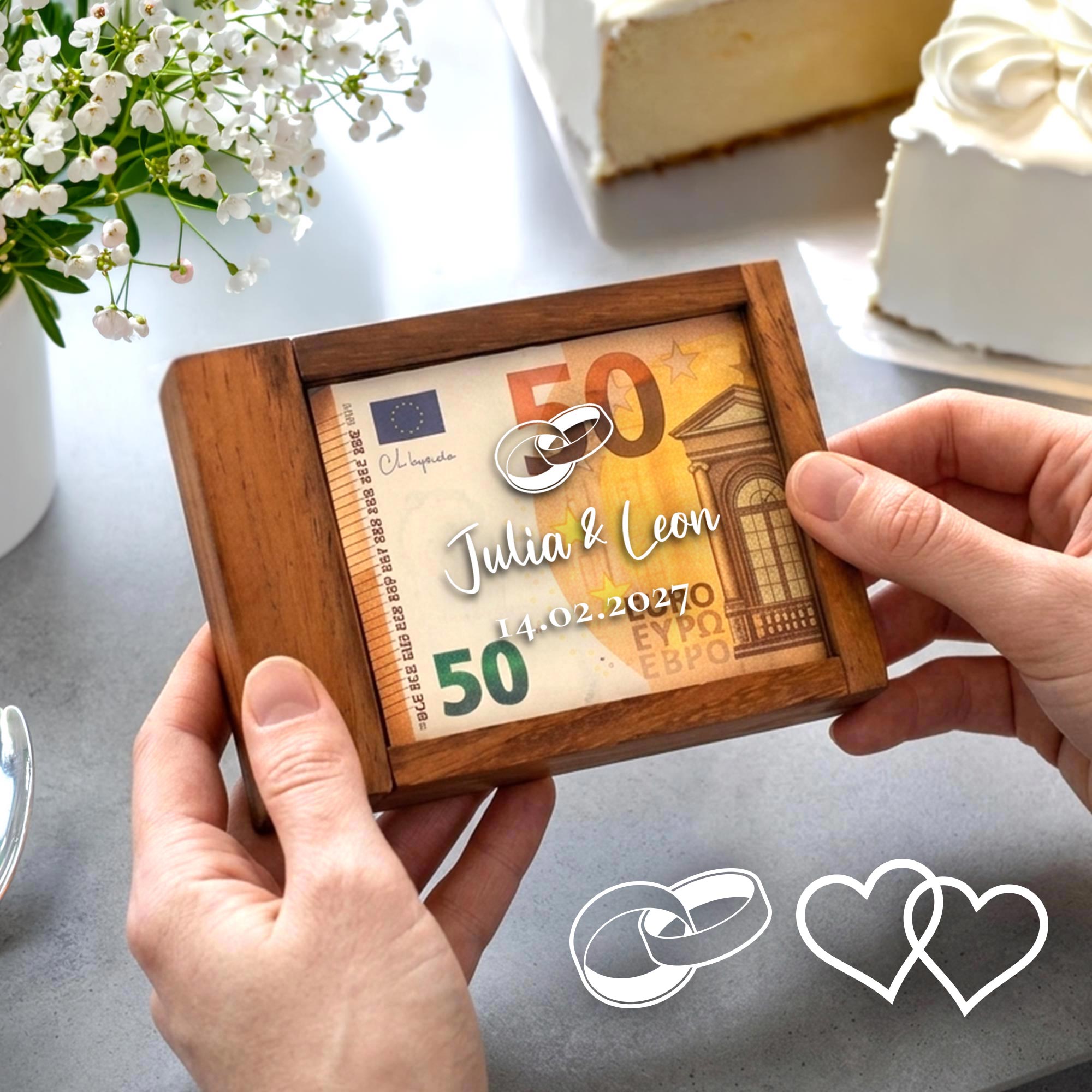 Magische Geldgeschenkbox Kompakt zur Hochzeit