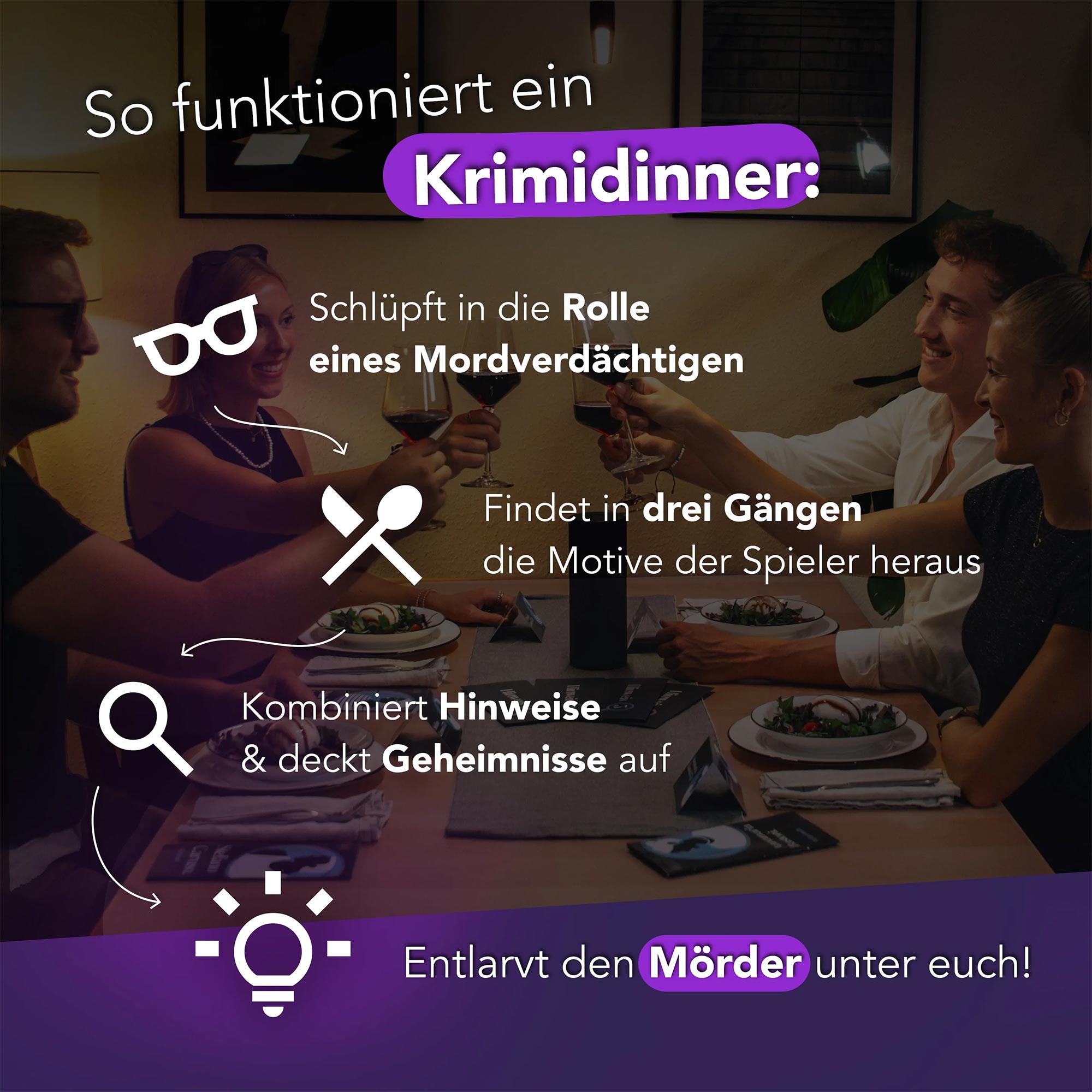 Krimidinner Zuhause - Das letzte Meeting