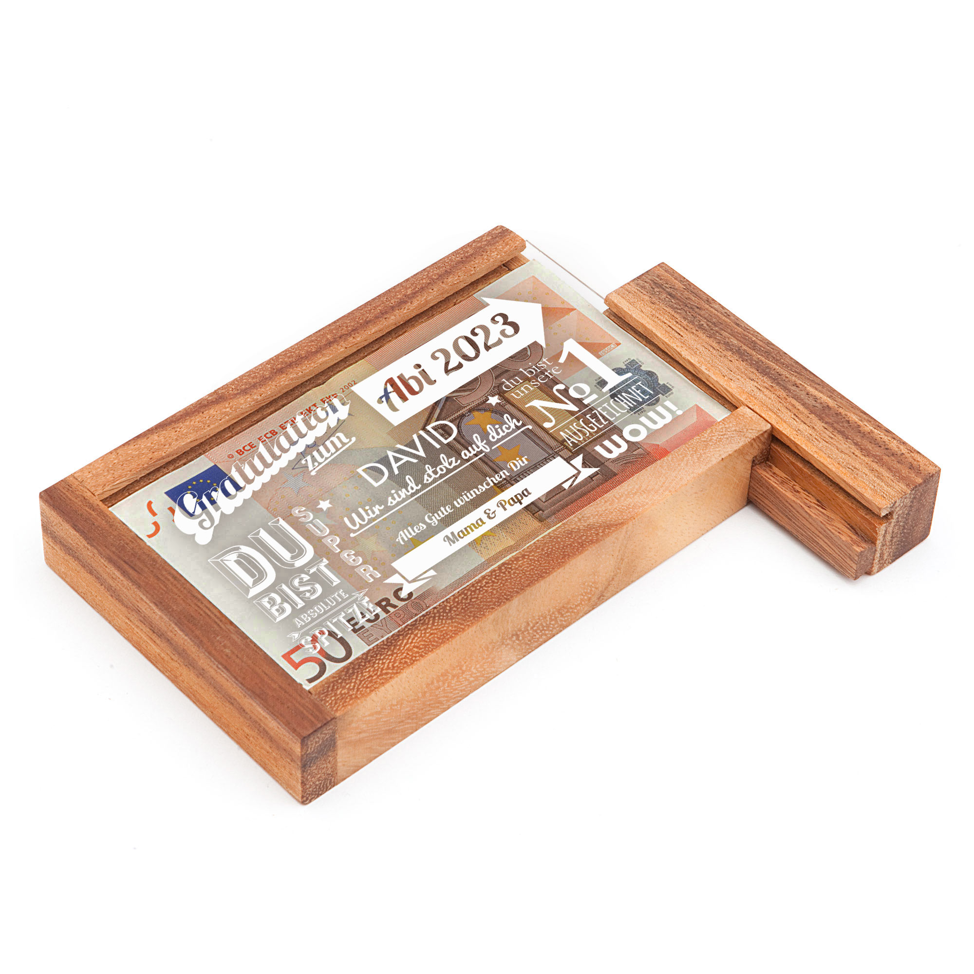 Magische Geldgeschenkbox zum Abitur - Collage Magische Geldgeschenkbox zum Abitur - Collage