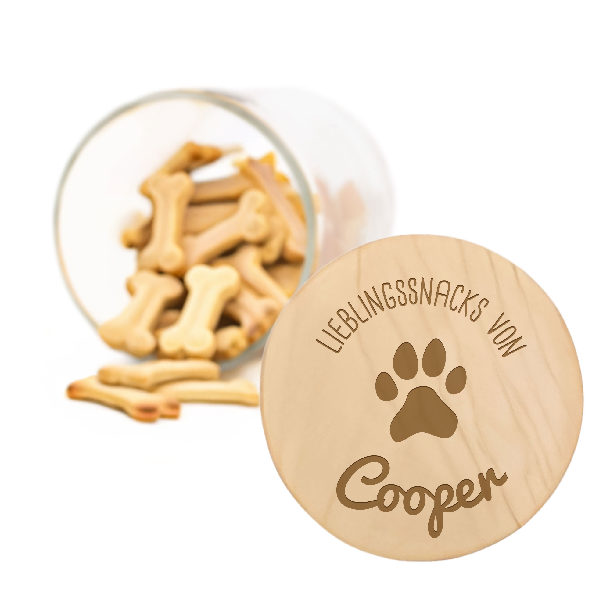 Vorratsglas mit Gravur - Hundesnacks
