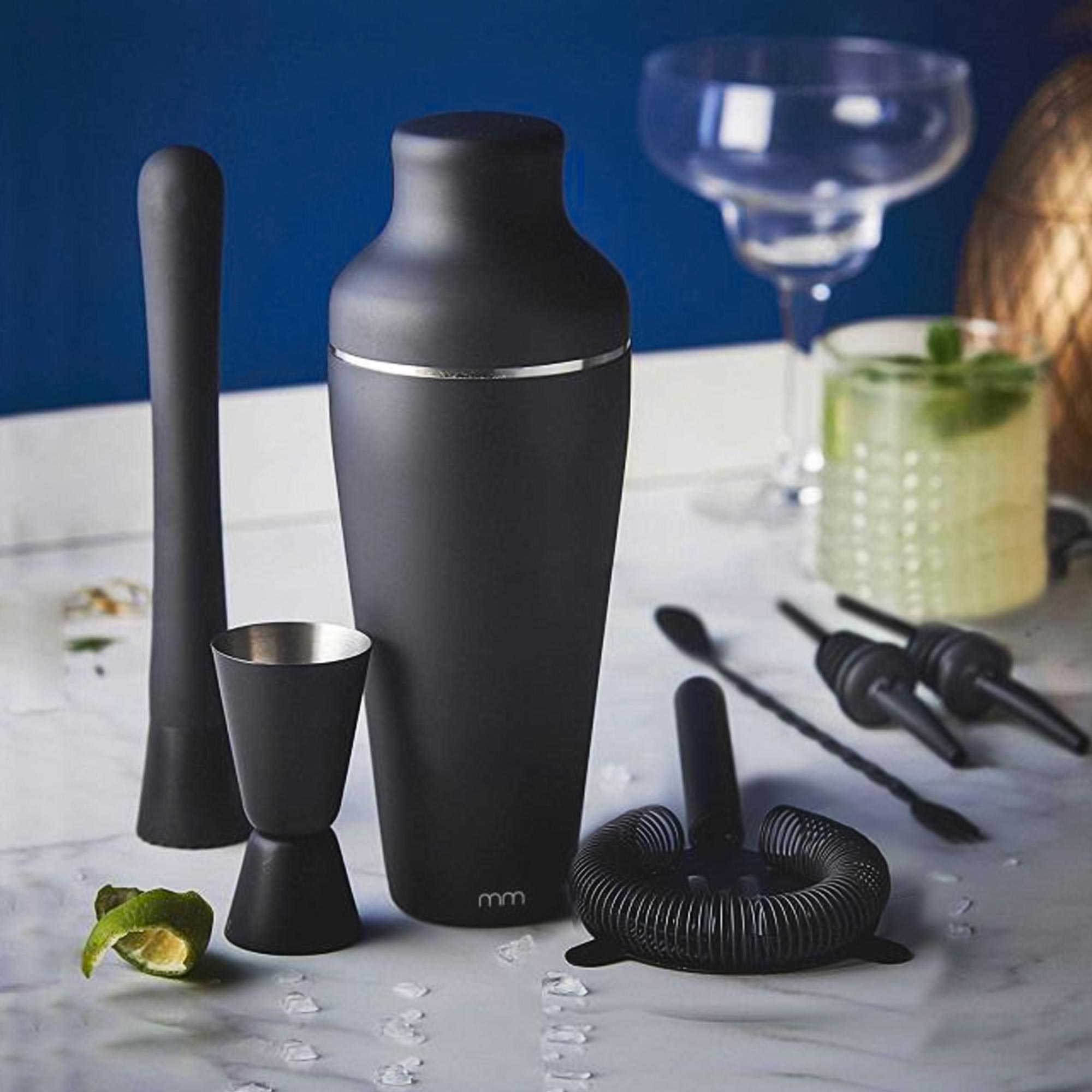 Cocktail Shaker Set - Matt Black