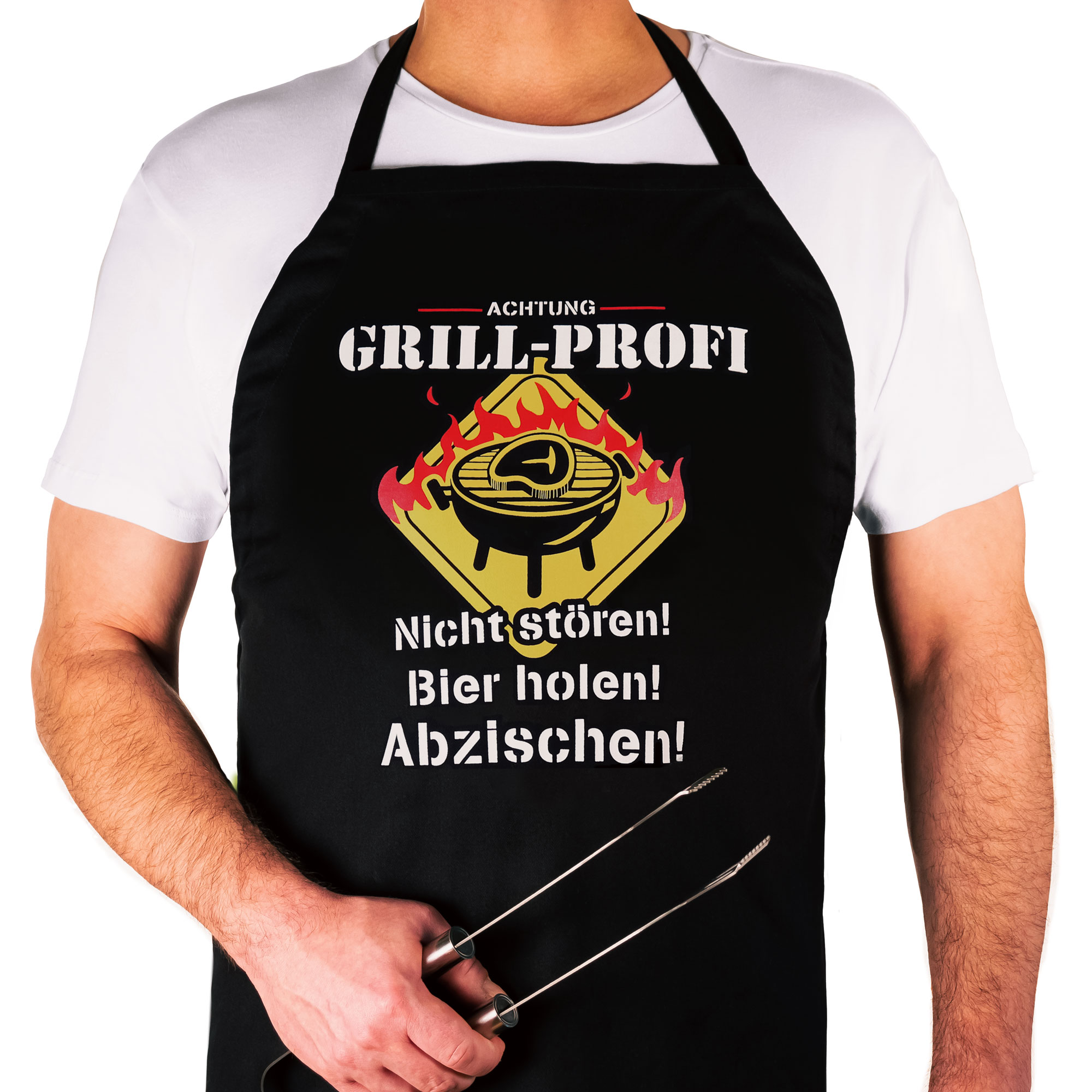 Grillschürze - Achtung Grillprofi