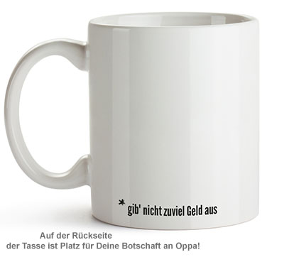 Personalisierte Tasse - Hör auf Deinen Oppa 2033 - 1