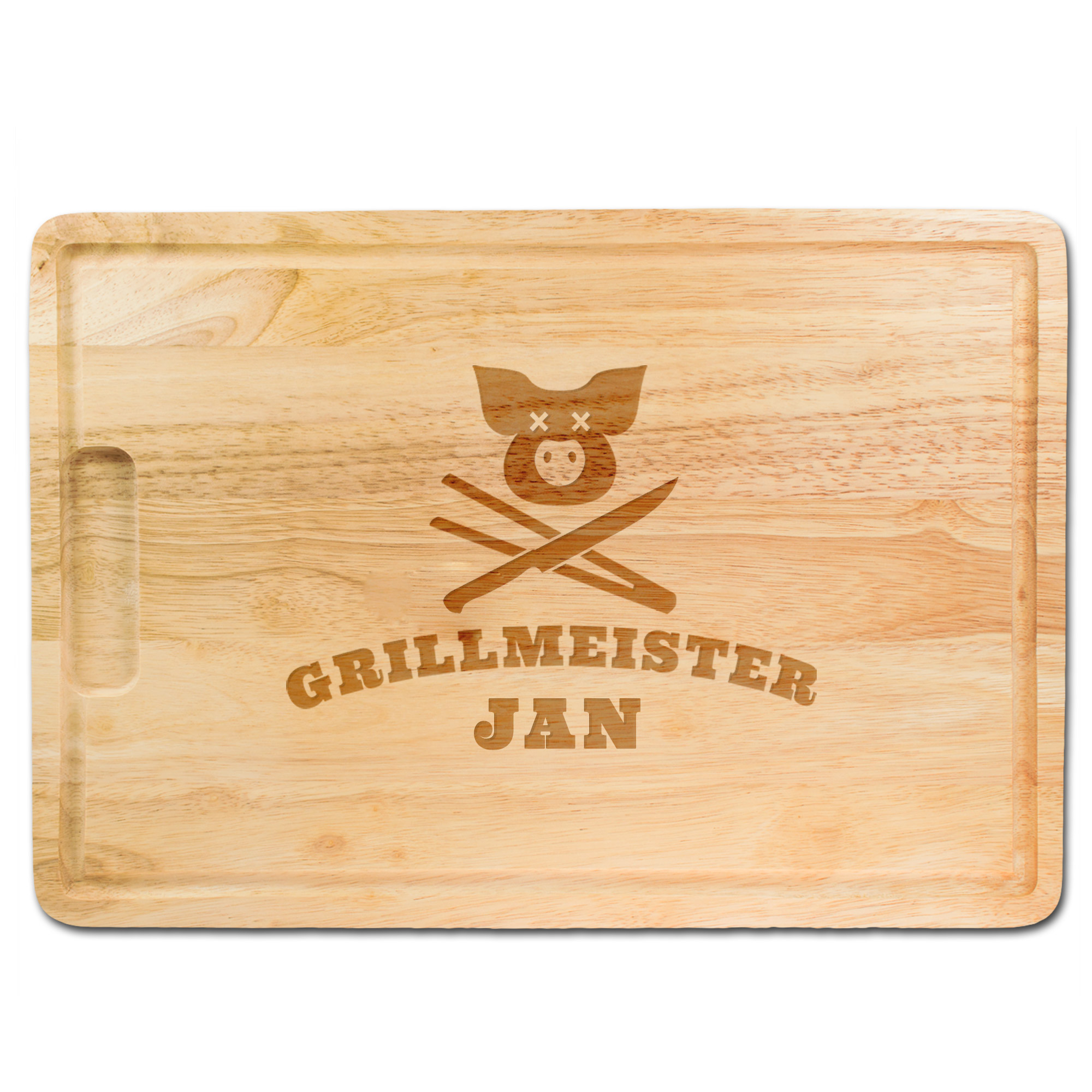 Grillmeister - graviertes Schneidebrett 1125 - 11