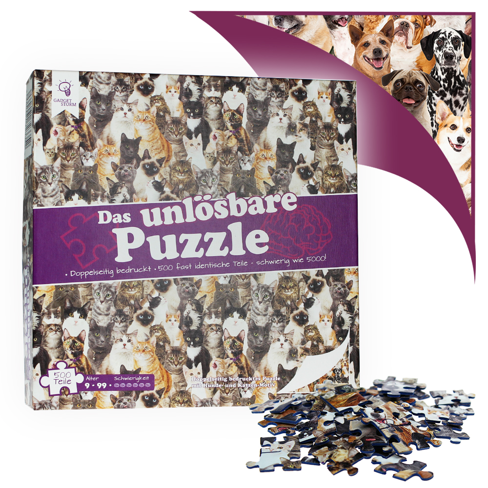 Das unlösbare Puzzle - Hunde und Katzen 2821 - 5