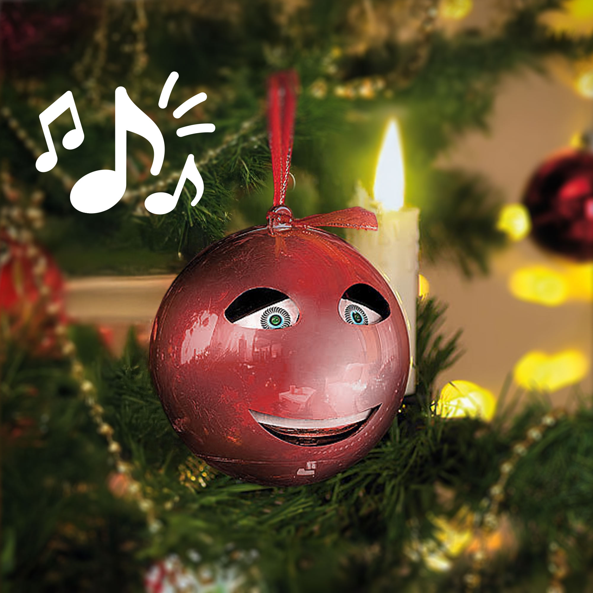 Singende Weihnachtskugel Singende Weihnachtskugel