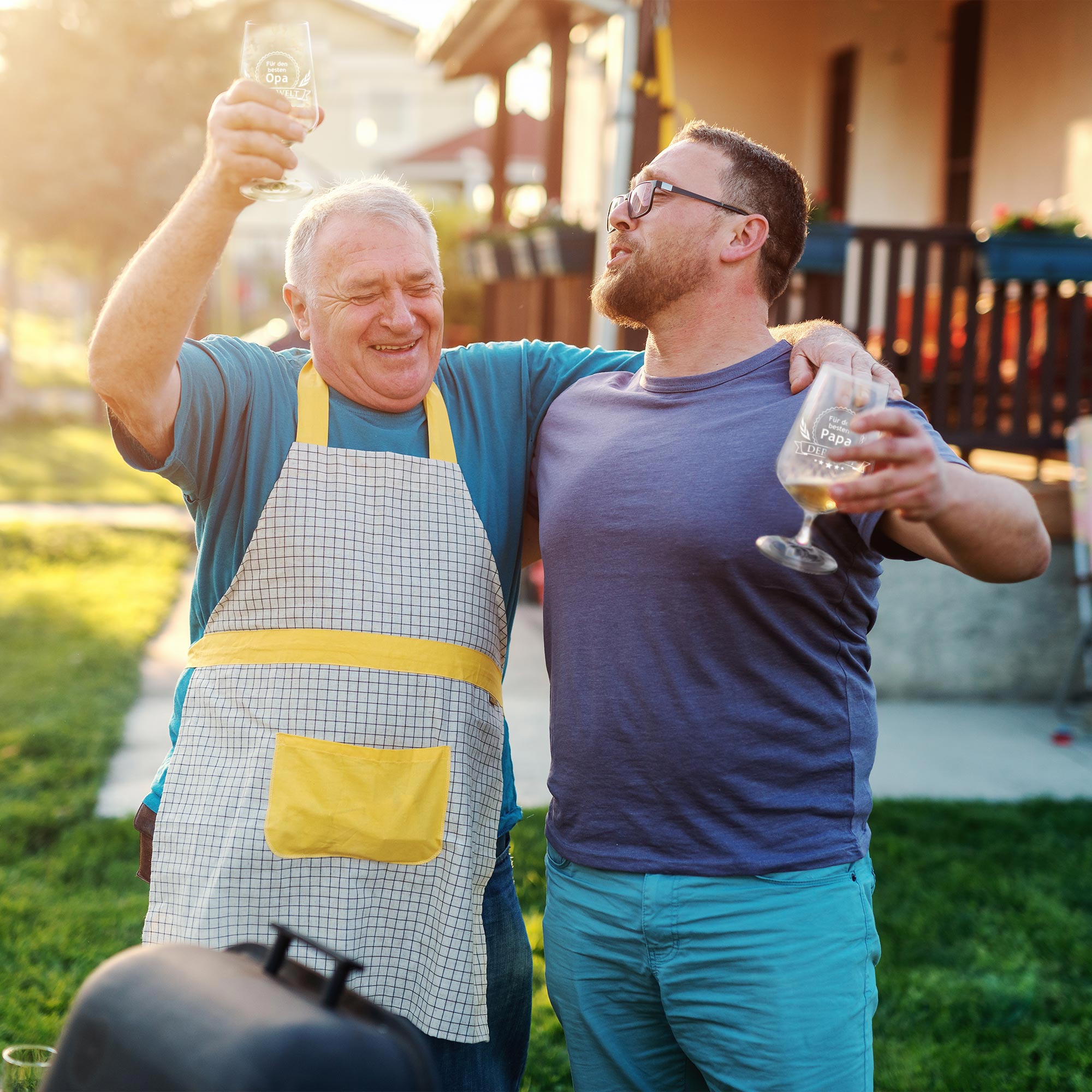 Bierglas - Bester Papa - Motiv 3 - Standard