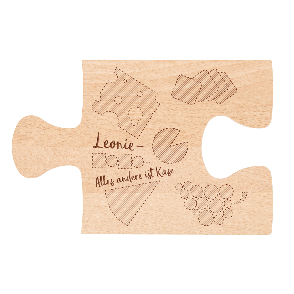 Personalisiertes Puzzle Brettchen - Käse 3913 - 1