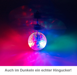 Hubschrauber Ball mit bunter LED-Beleuchtung 3419 - 2