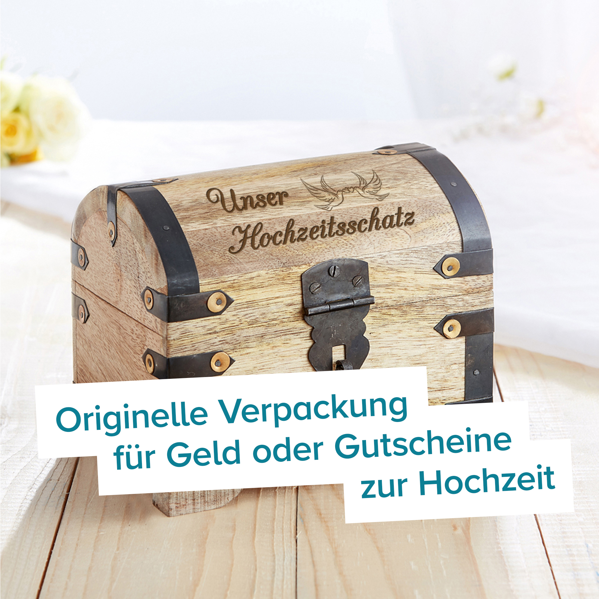 Geld Schatztruhe - Hochzeitsschatz 4157 - 2