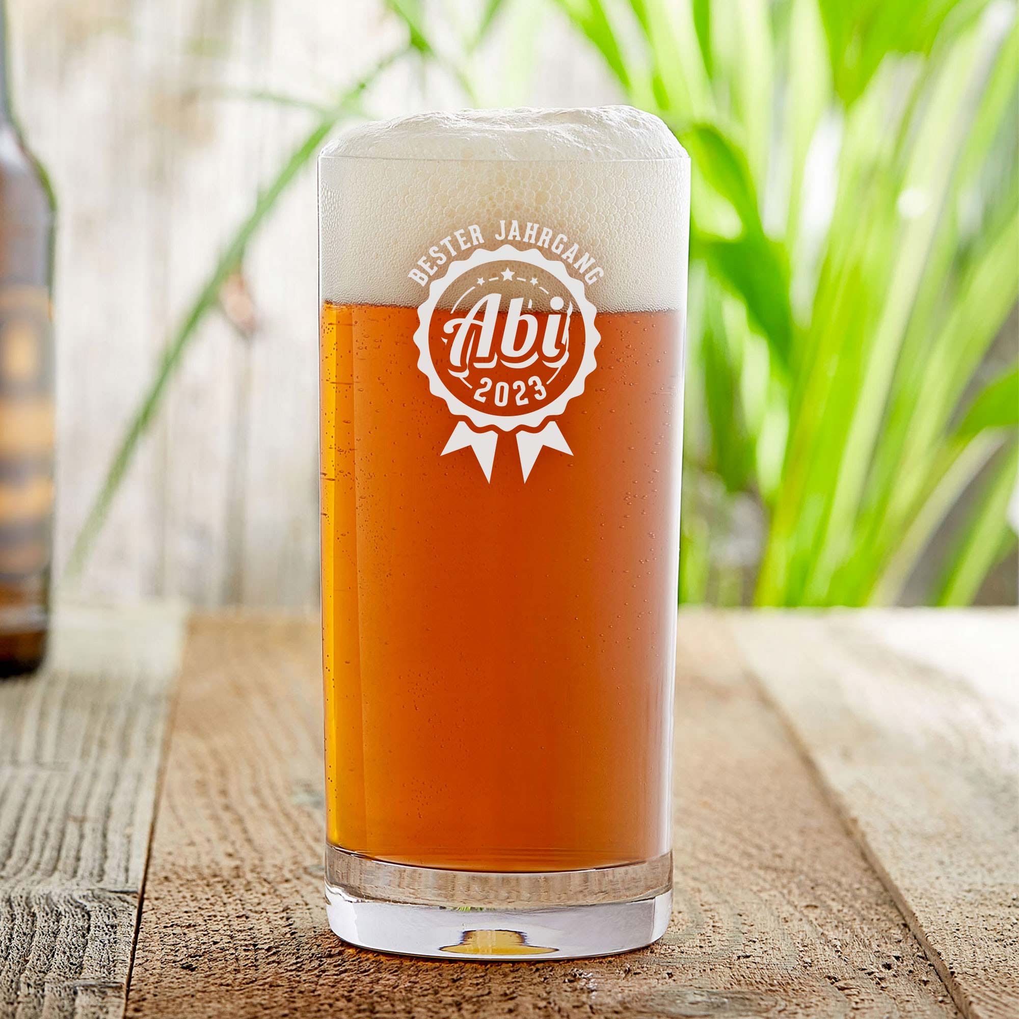Craft Bier Glas mit Gravur - Abitur Jahrgang - Standard