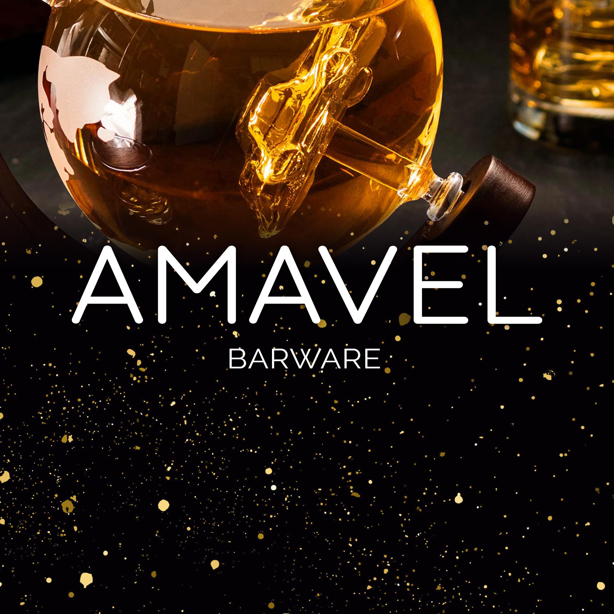 Whiskyset Globus Karaffe Auto und Whiskyglas mit Gravur - Kompass Whiskyset Globus Karaffe Auto und Whiskyglas mit Gravur - Kompass