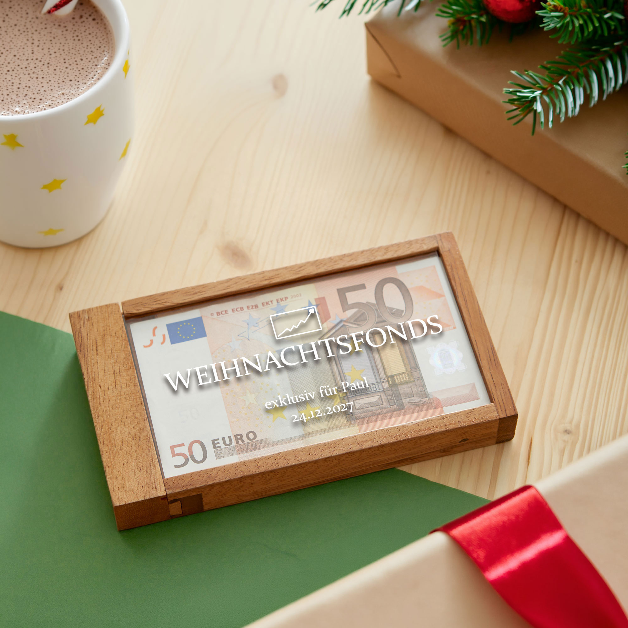 Magische Geldgeschenkbox - Weihnachtsfonds