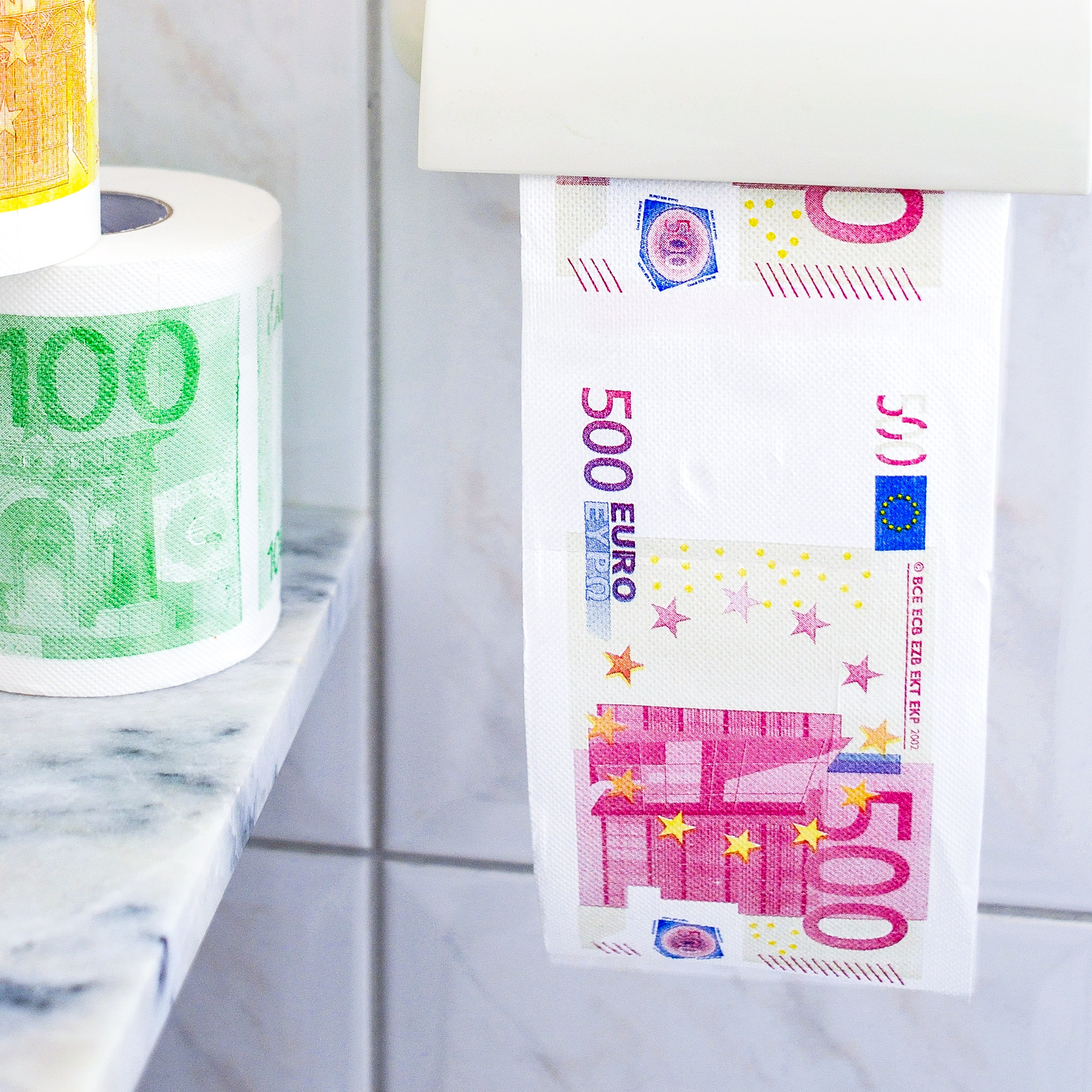 Geld Toilettenpapier - 500 Euro - 2er Set 4127 - 5