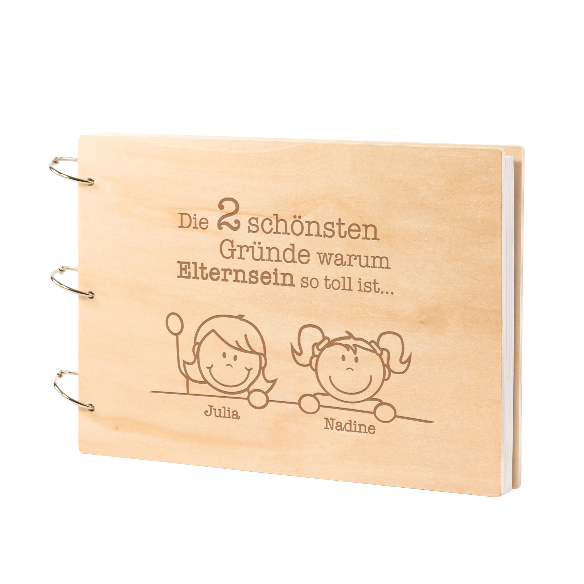 Fotobuch mit Holzcover - Elternsein 0021-0004-DE-0001 - 5