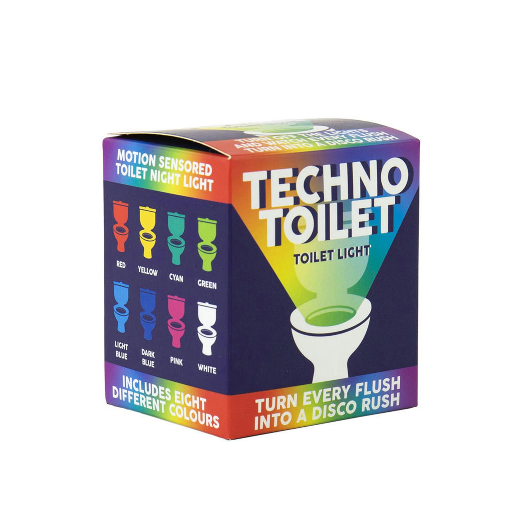 Techno Toilettenlicht mit Bewegungsmelder und Farbwechsel Techno Toilettenlicht mit Bewegungsmelder und Farbwechsel