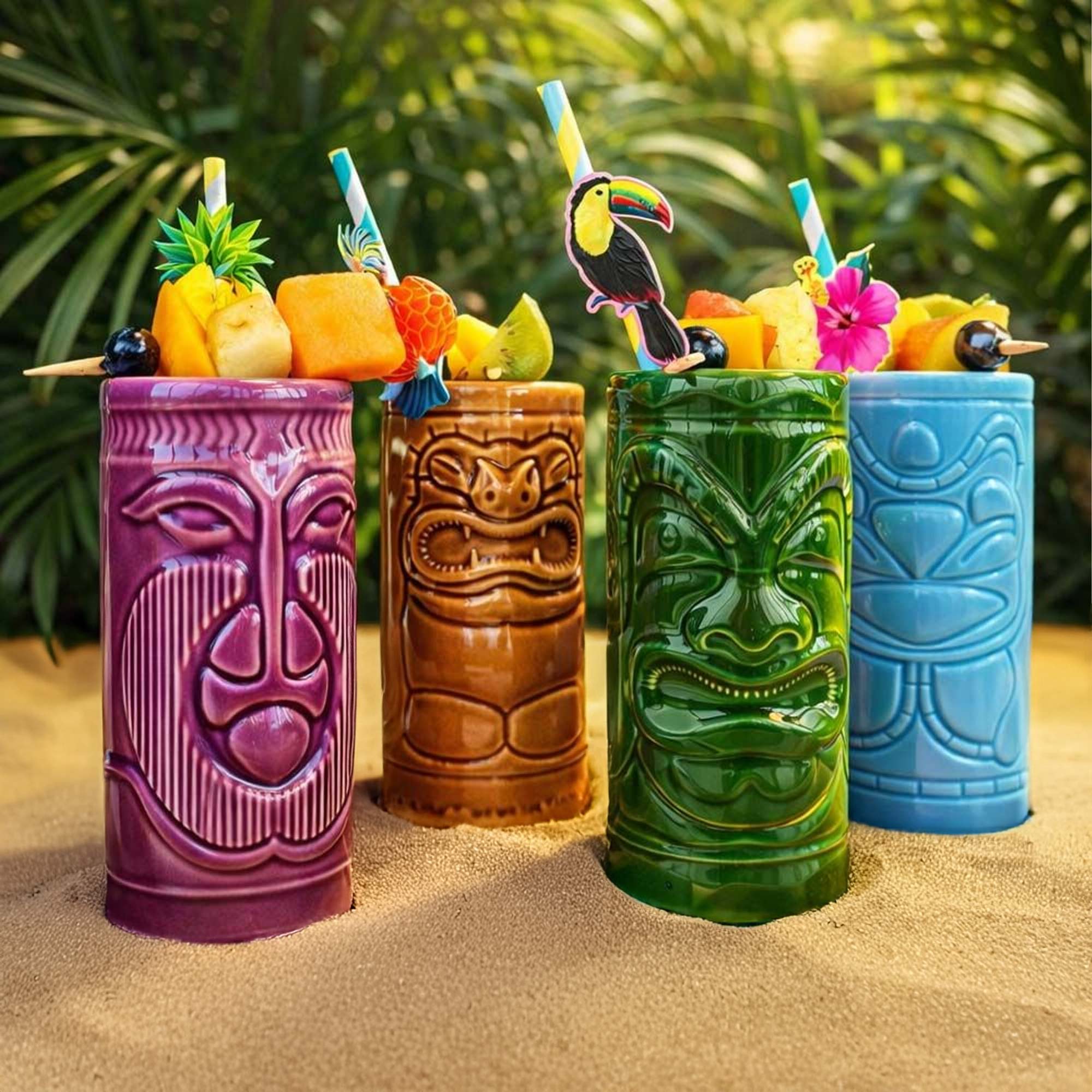 Tiki Becher - 4er Set