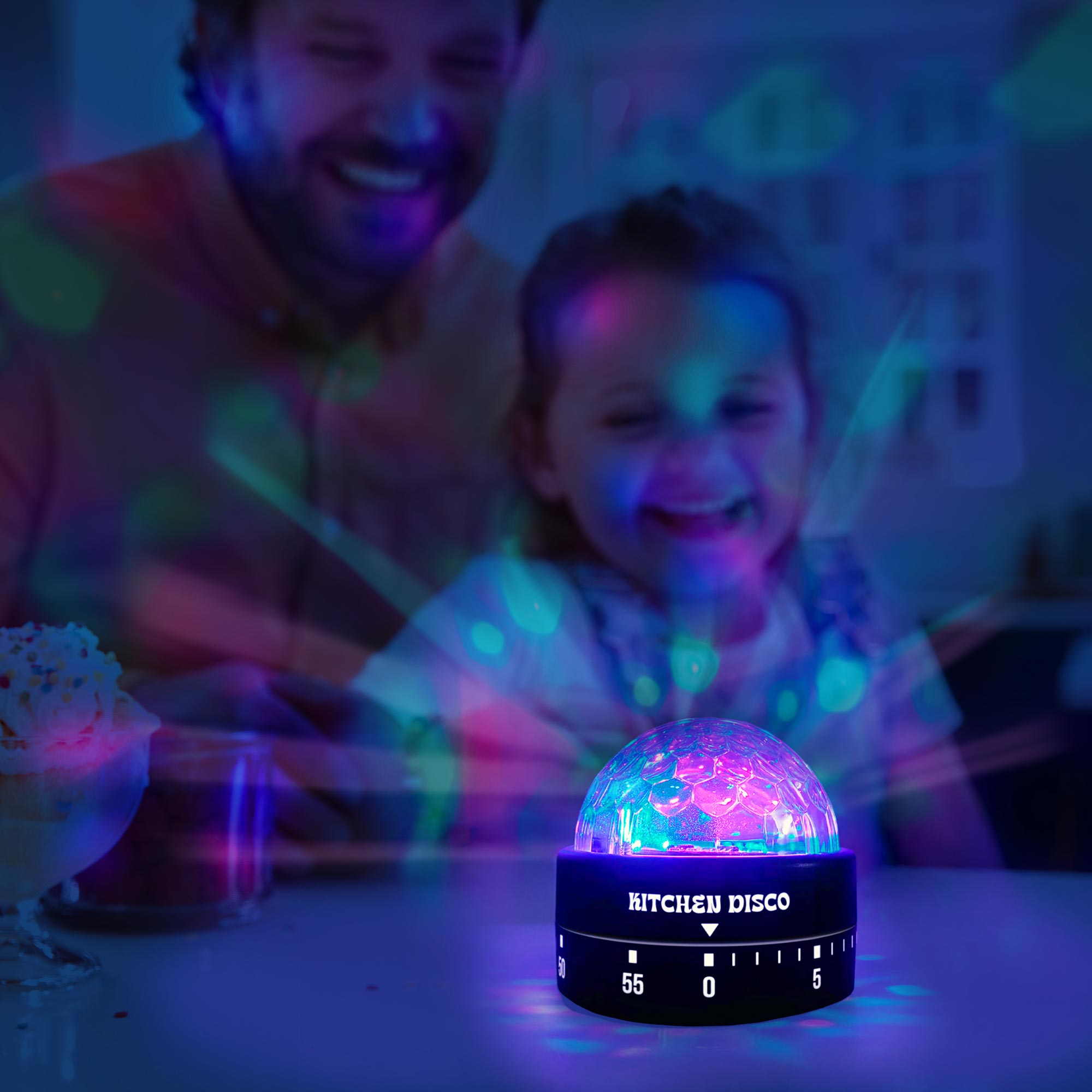 Küchentimer Discolicht mit Musik