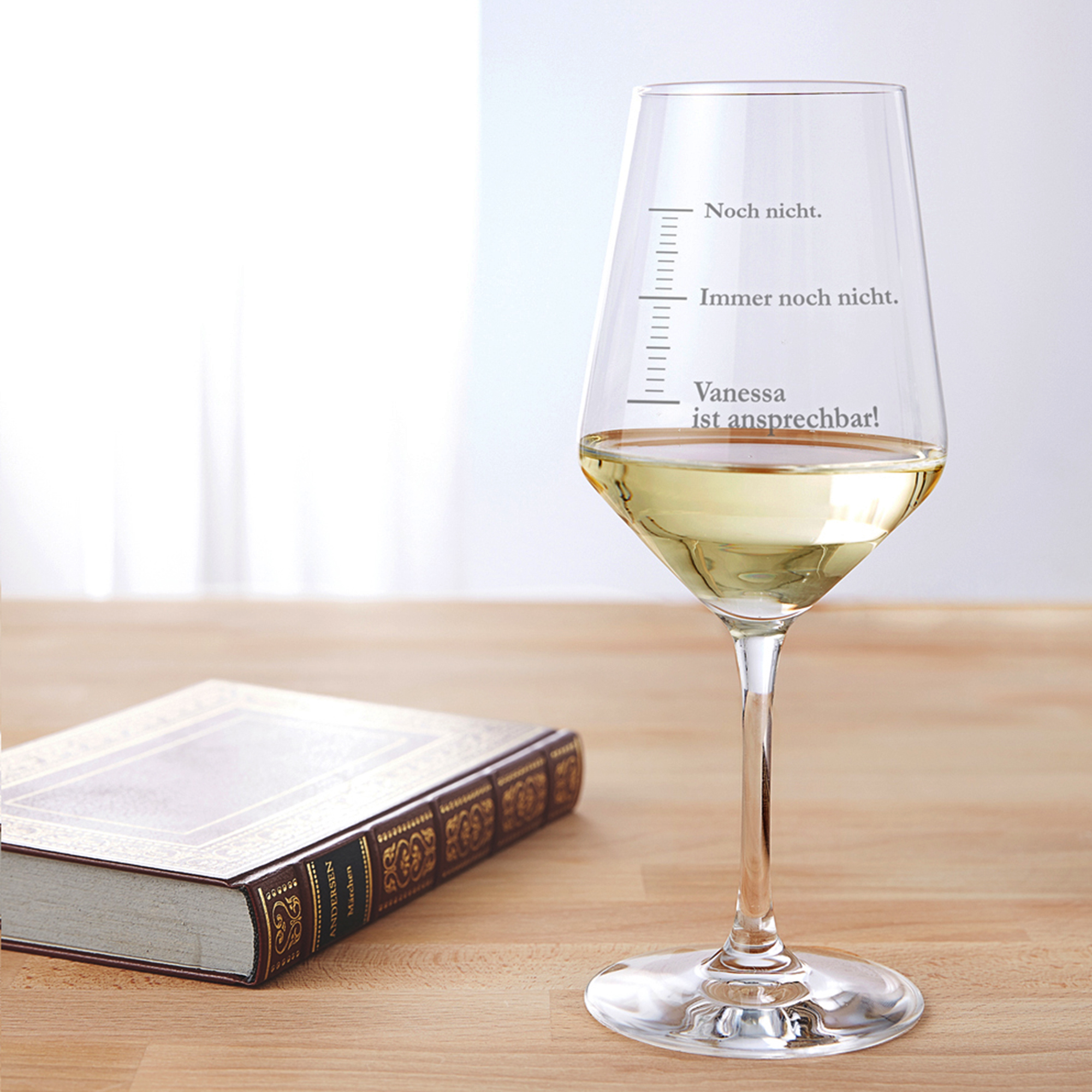 Weißweinglas mit Gravur - Nicht ansprechen 3960 - 3