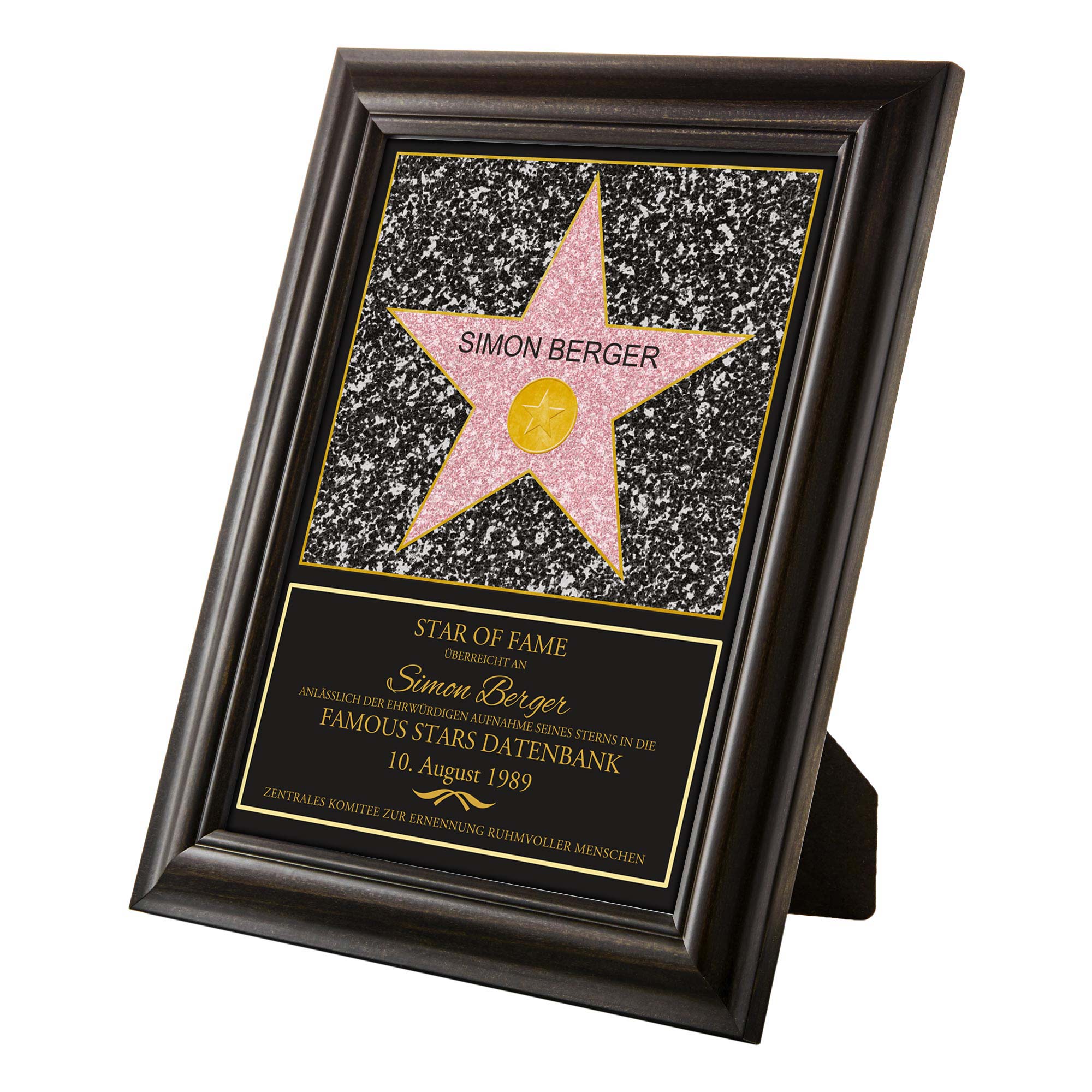 Star of Fame - personalisiertes Bild Klein Star of Fame - personalisiertes Bild Klein