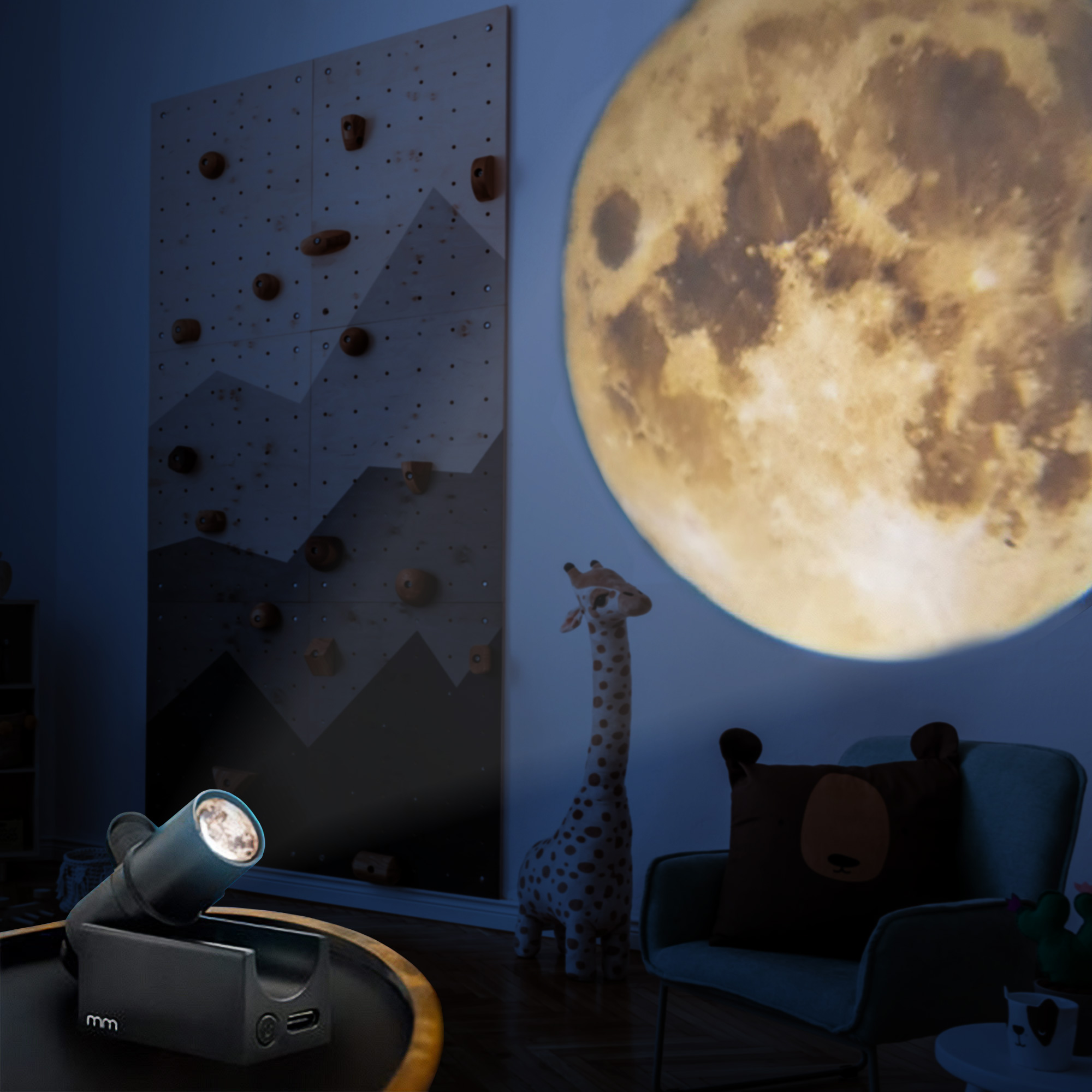 Erde & Mond Projektor